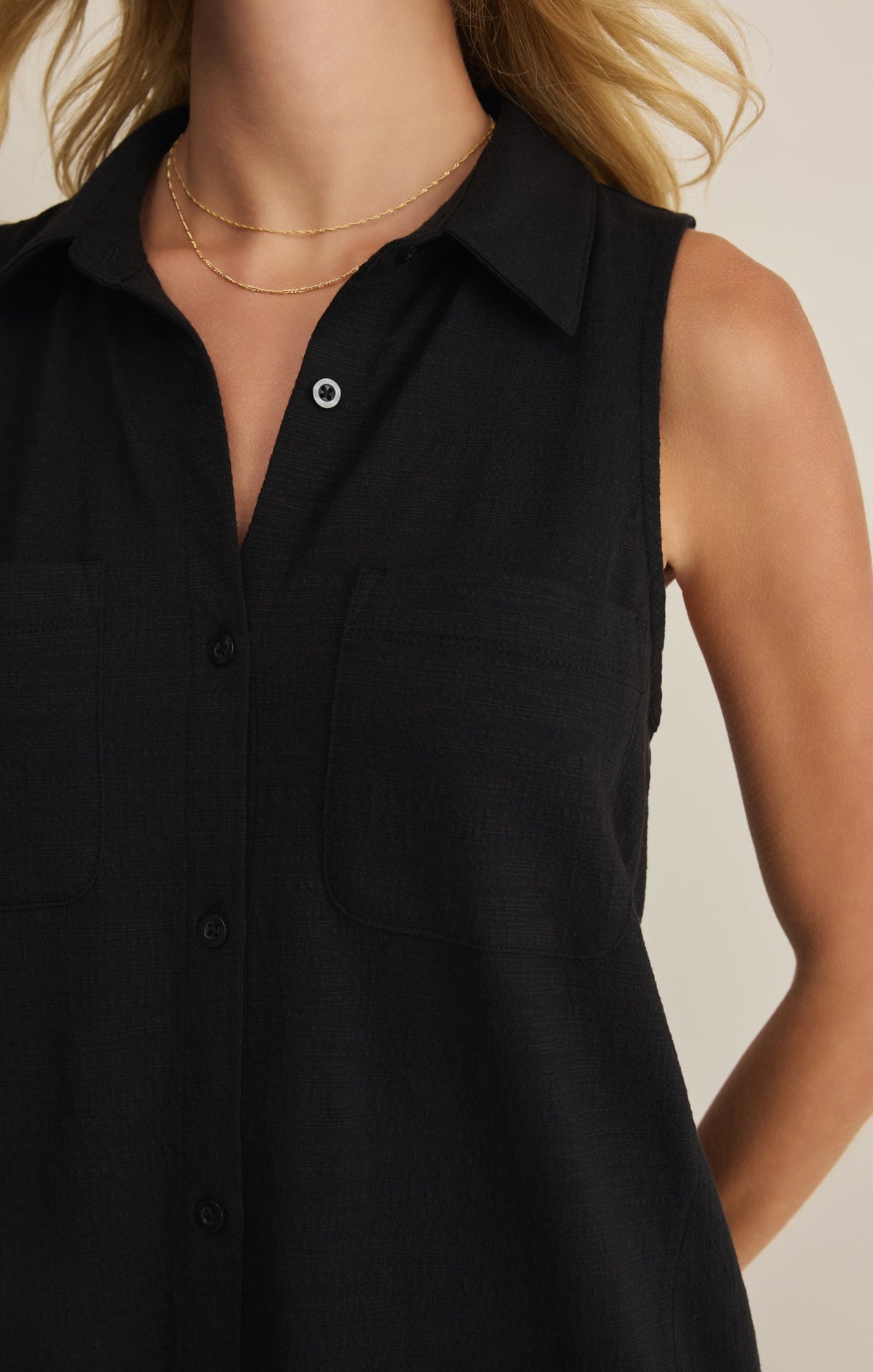 New Light Textured Mini Dress