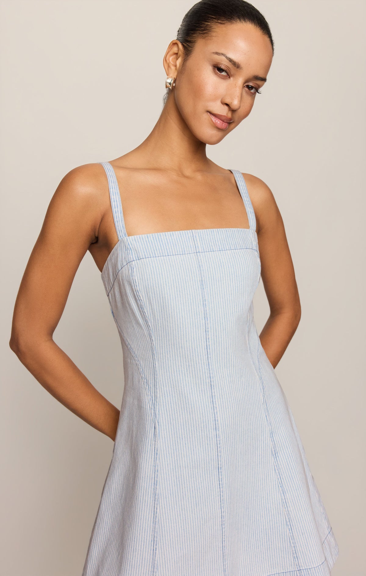 Serena Denim Mini Dress