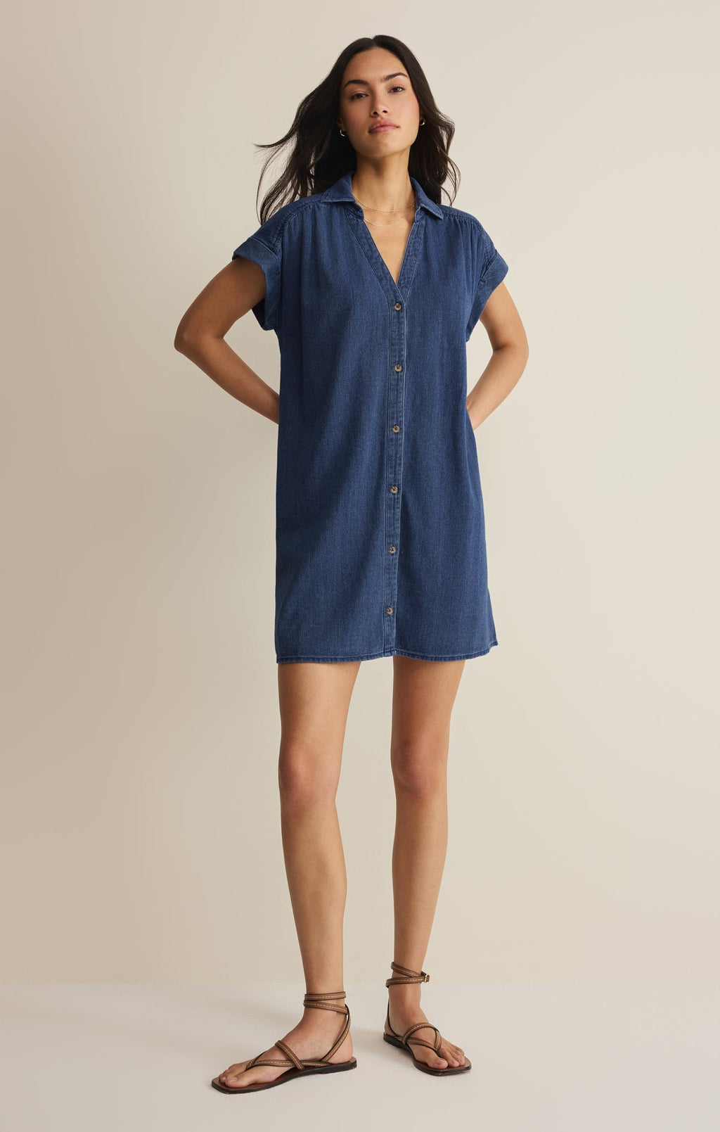 Shellbound Twill Dress