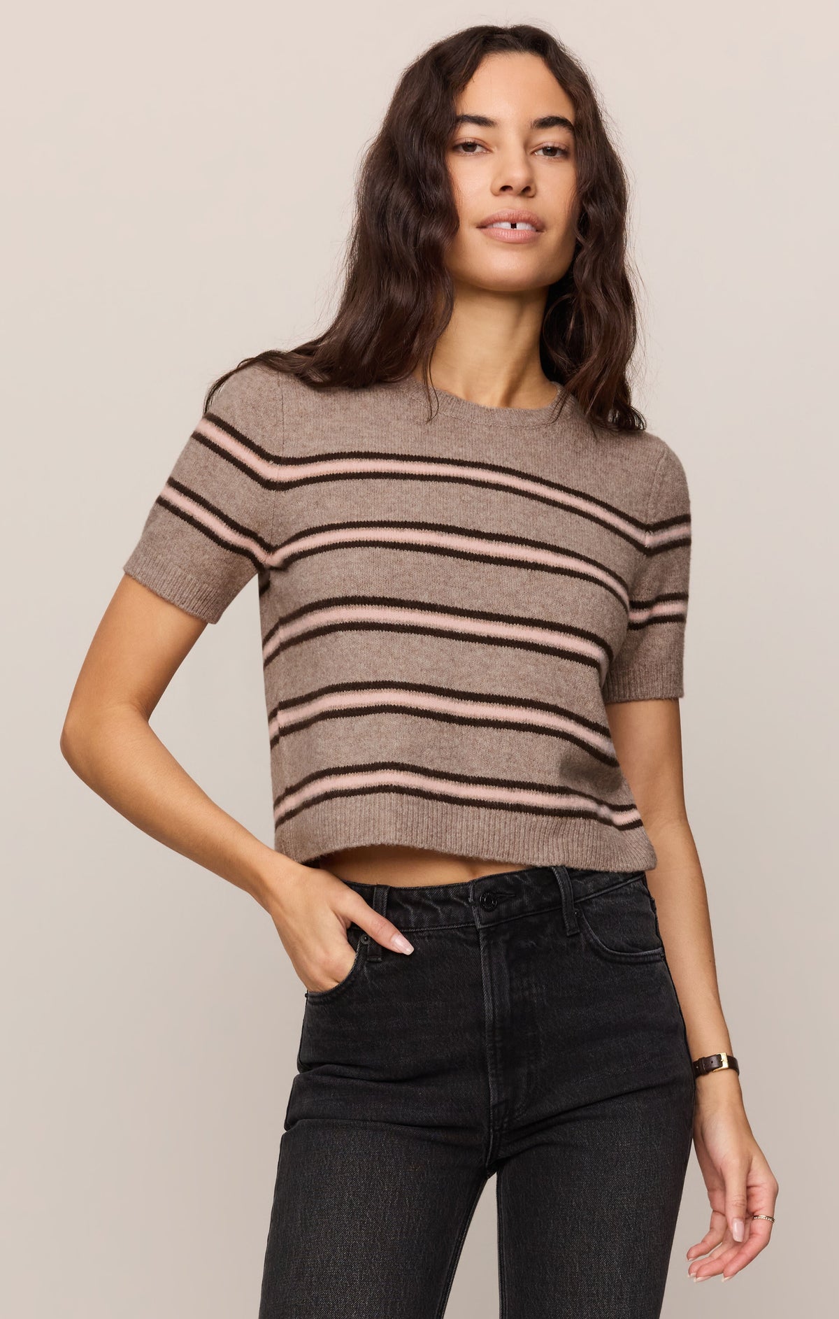 Gatewood Stripe Sweater Tee