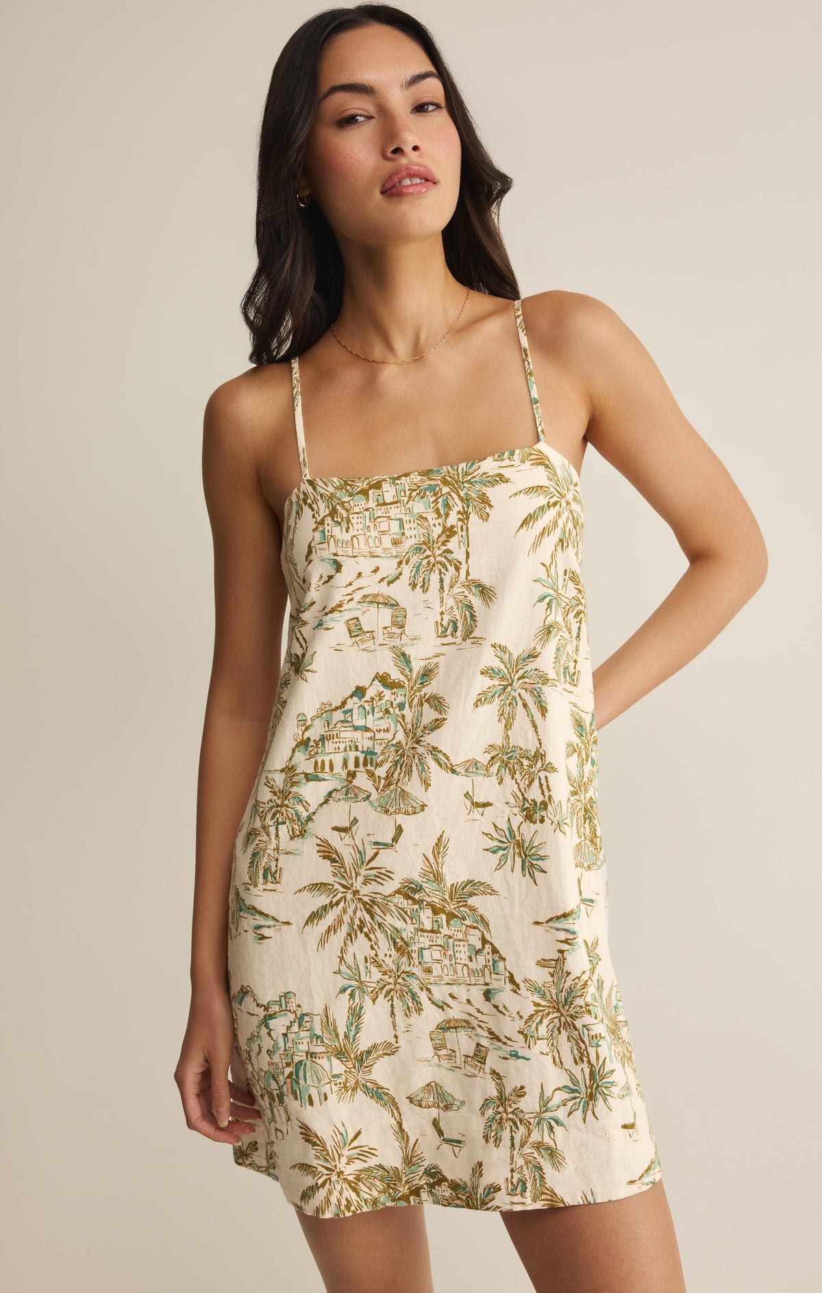 Maude Tiki Tide Mini Dress