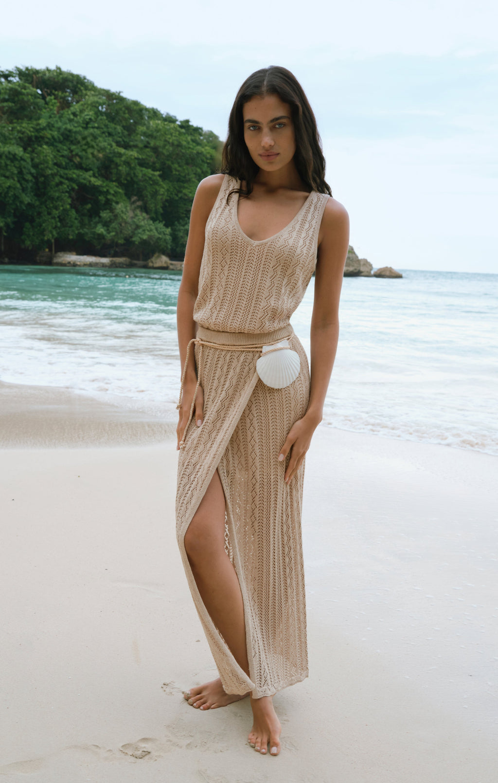 Glimmer Midi Skirt