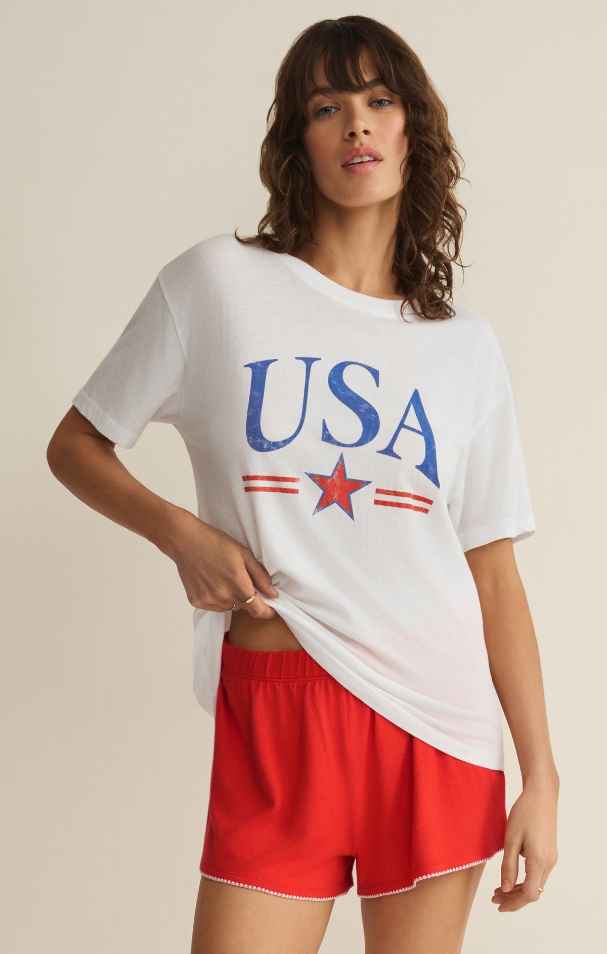 USA Star Boyfriend Tee