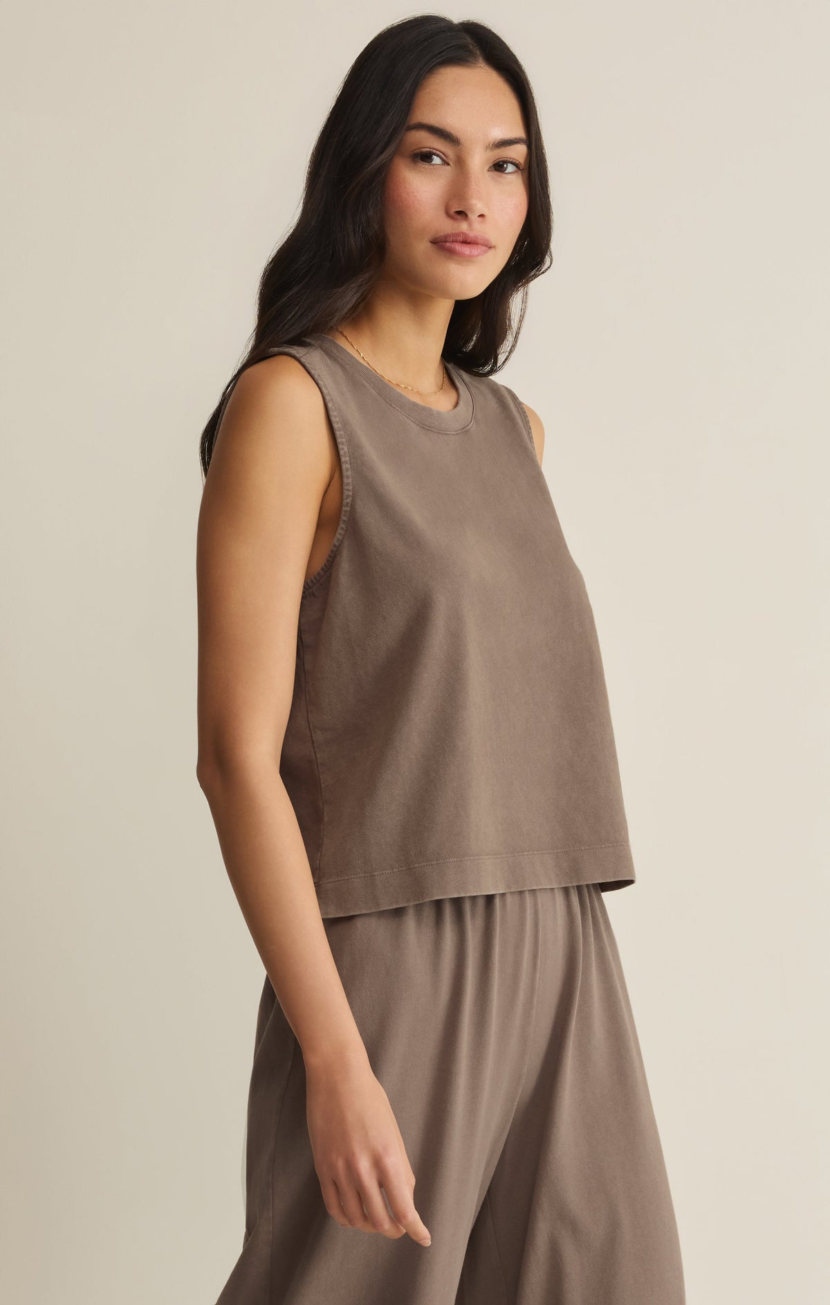 Sloane Cotton Jersey Tank