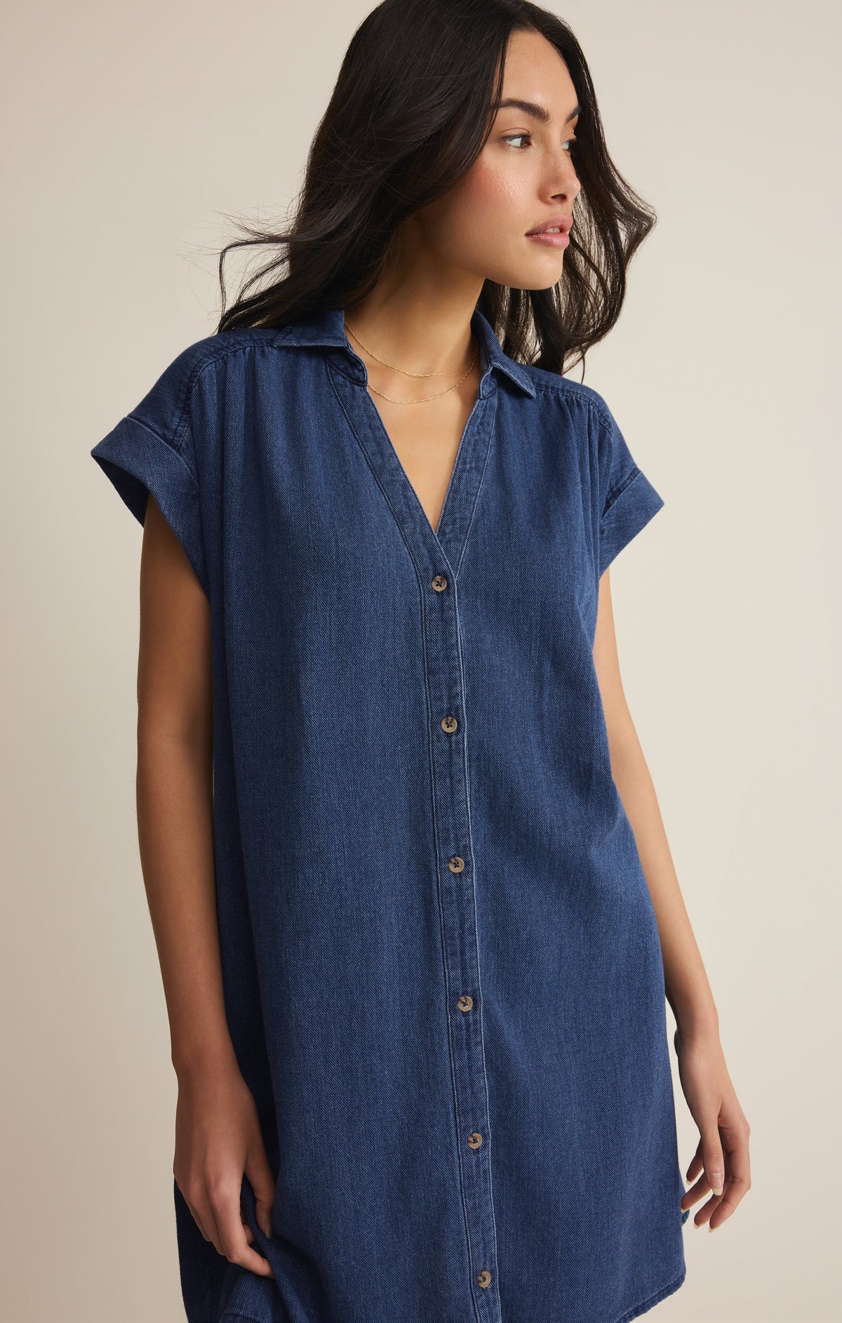 Shellbound Twill Dress