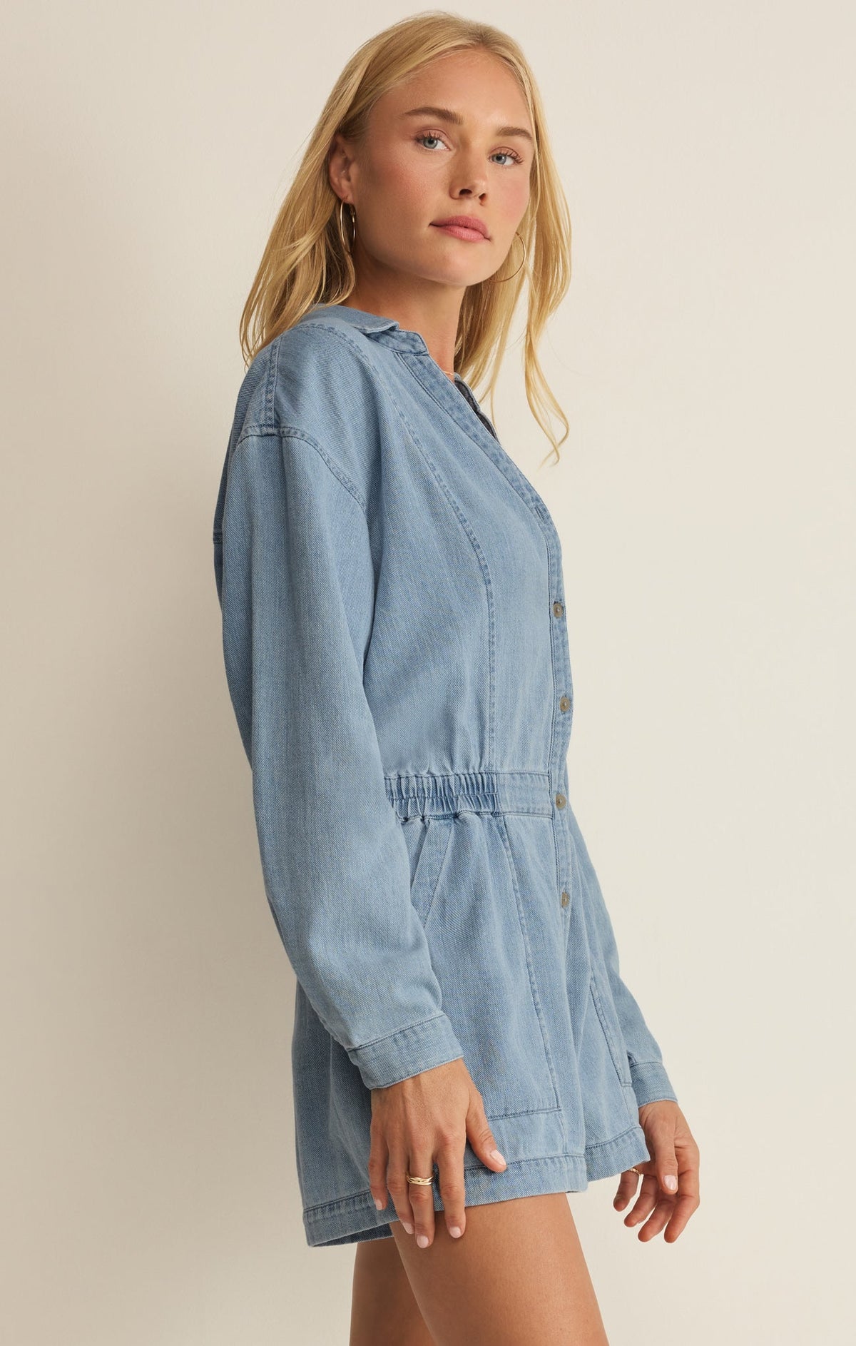 Sully Chambray Romper