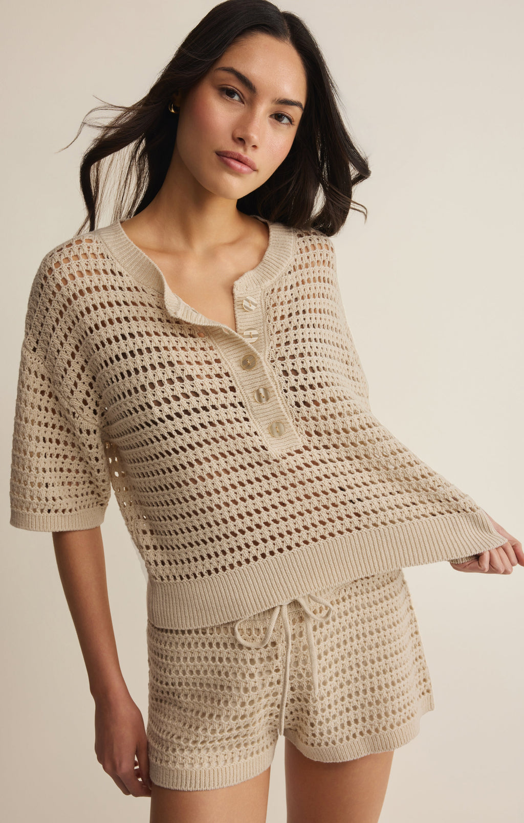Kylo Henley Crochet Top