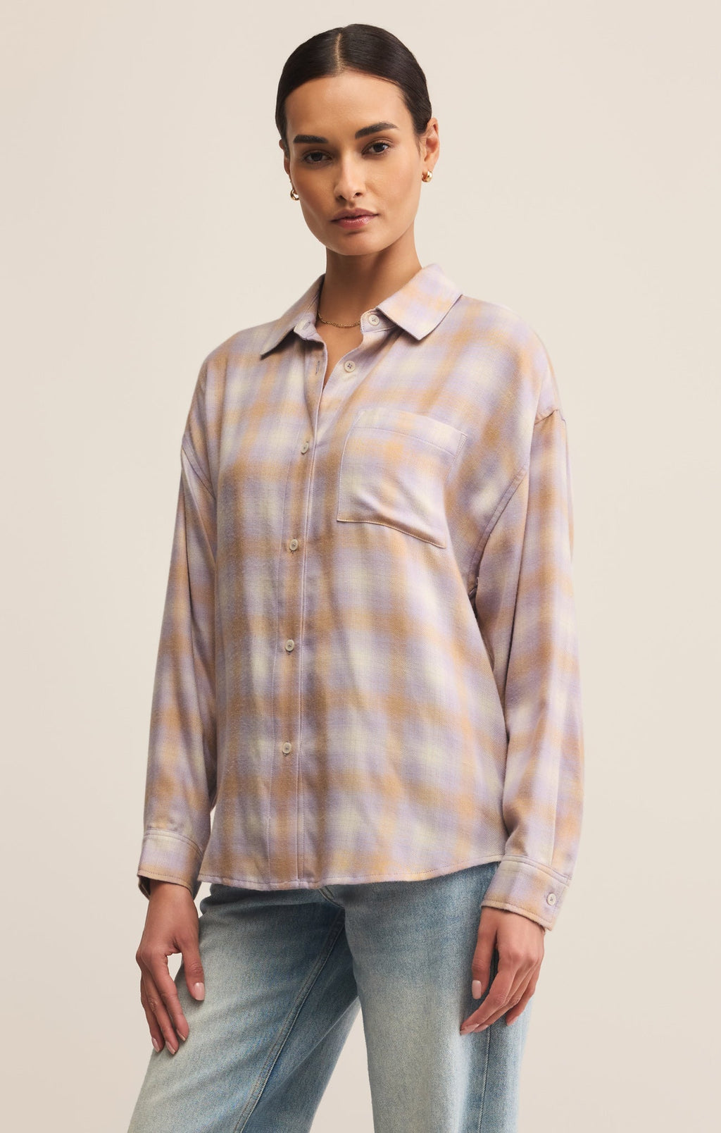 River Plaid Button Up