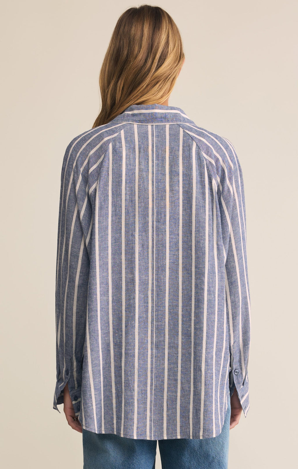 The Perfect Linen Striped Top