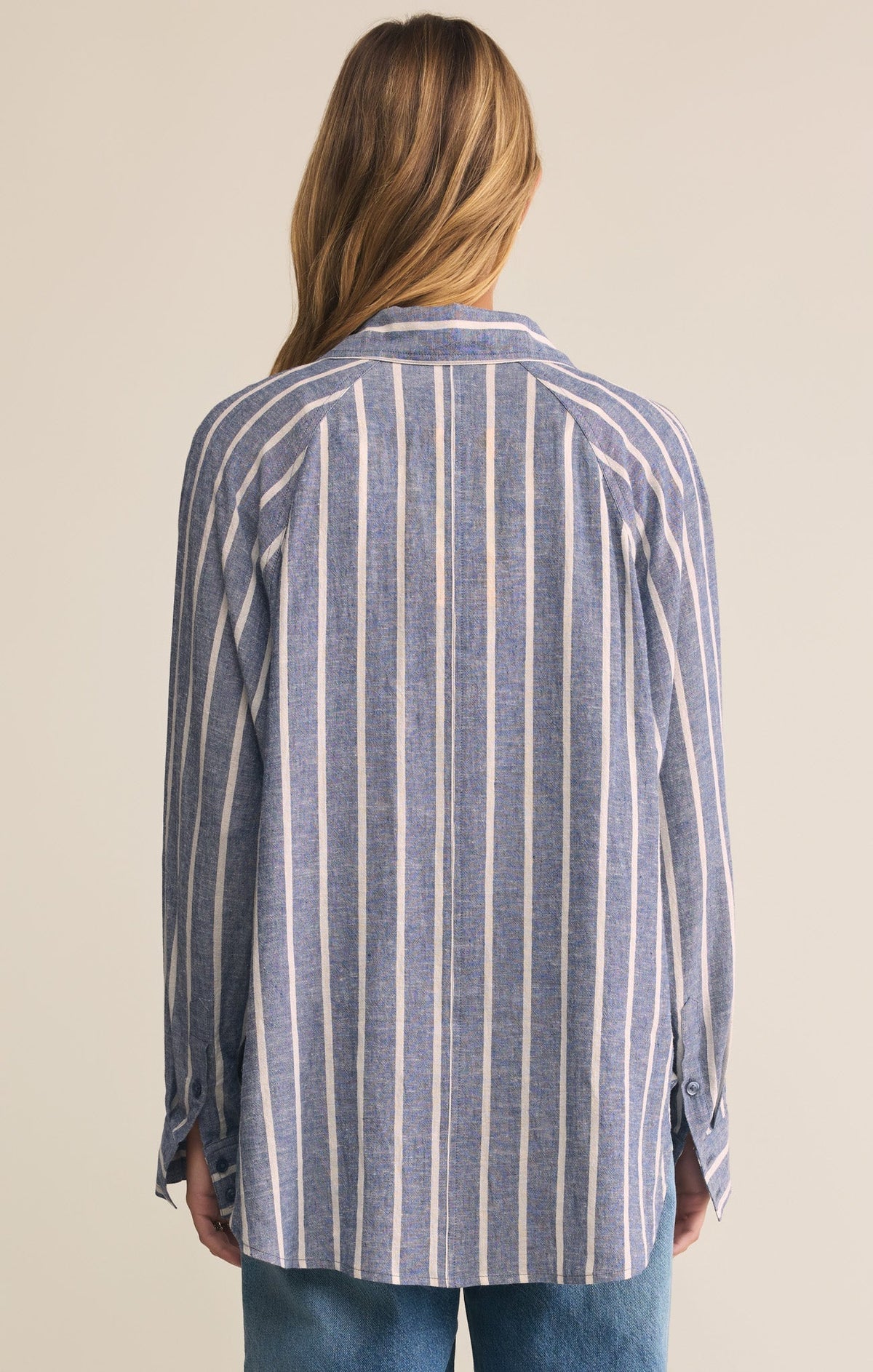 The Perfect Linen Striped Top