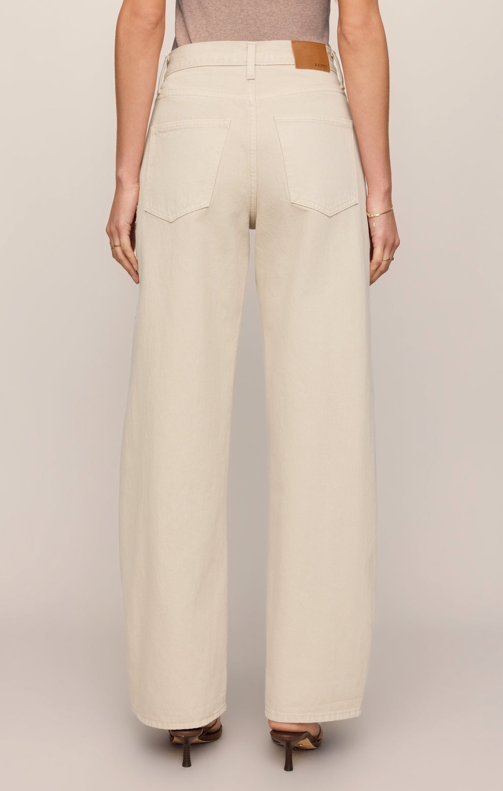 The Show Off Denim High Rise Bowed