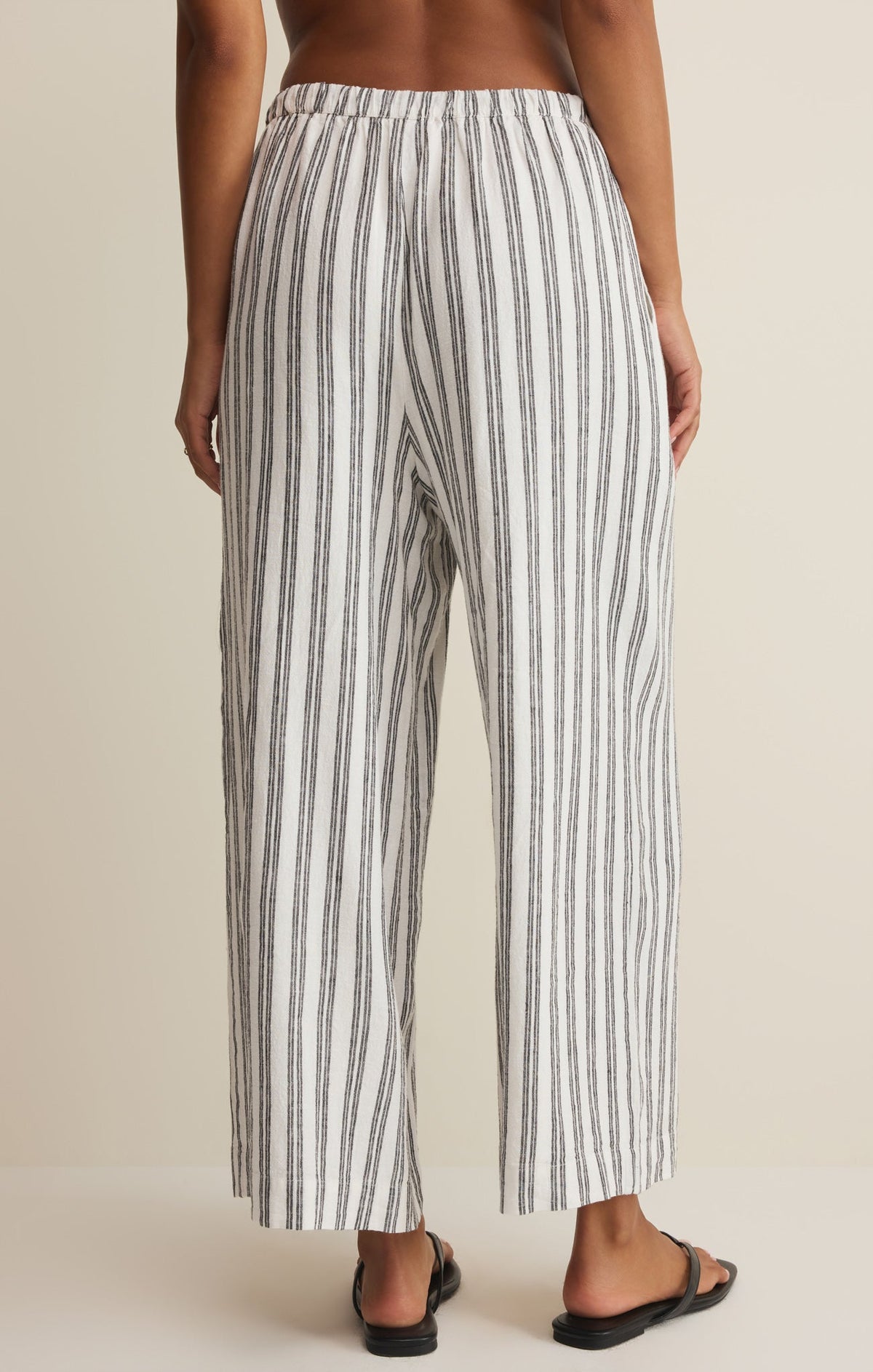 The Perfect Striped Linen Pant