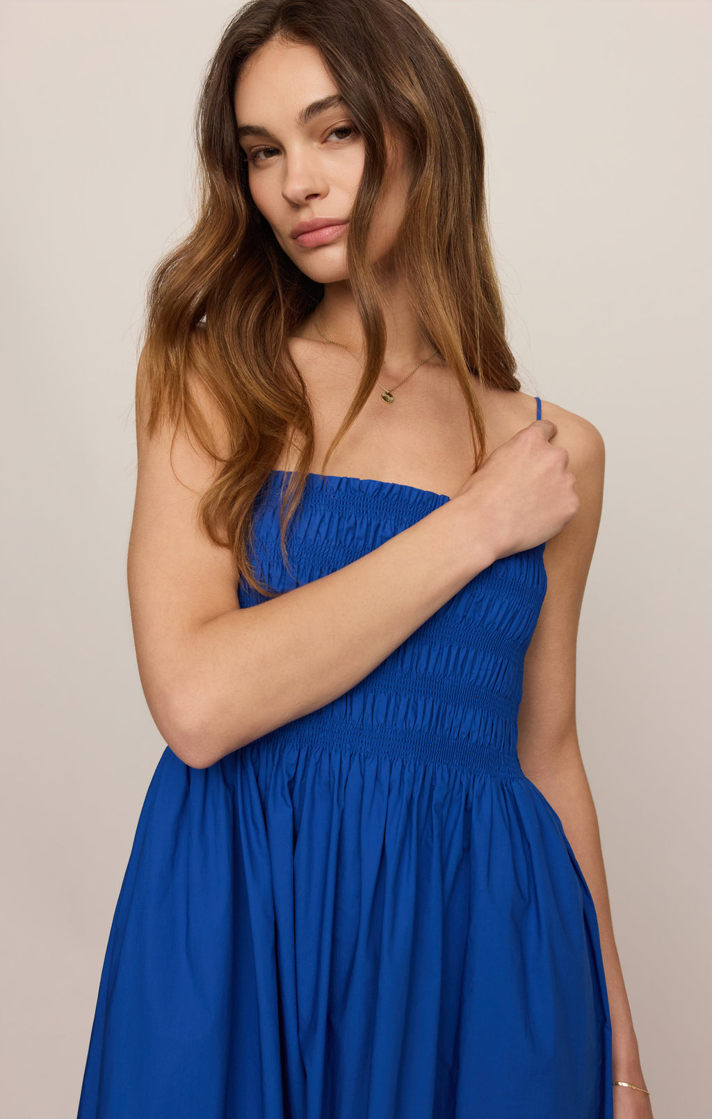 Cornelia Poplin Maxi Dress