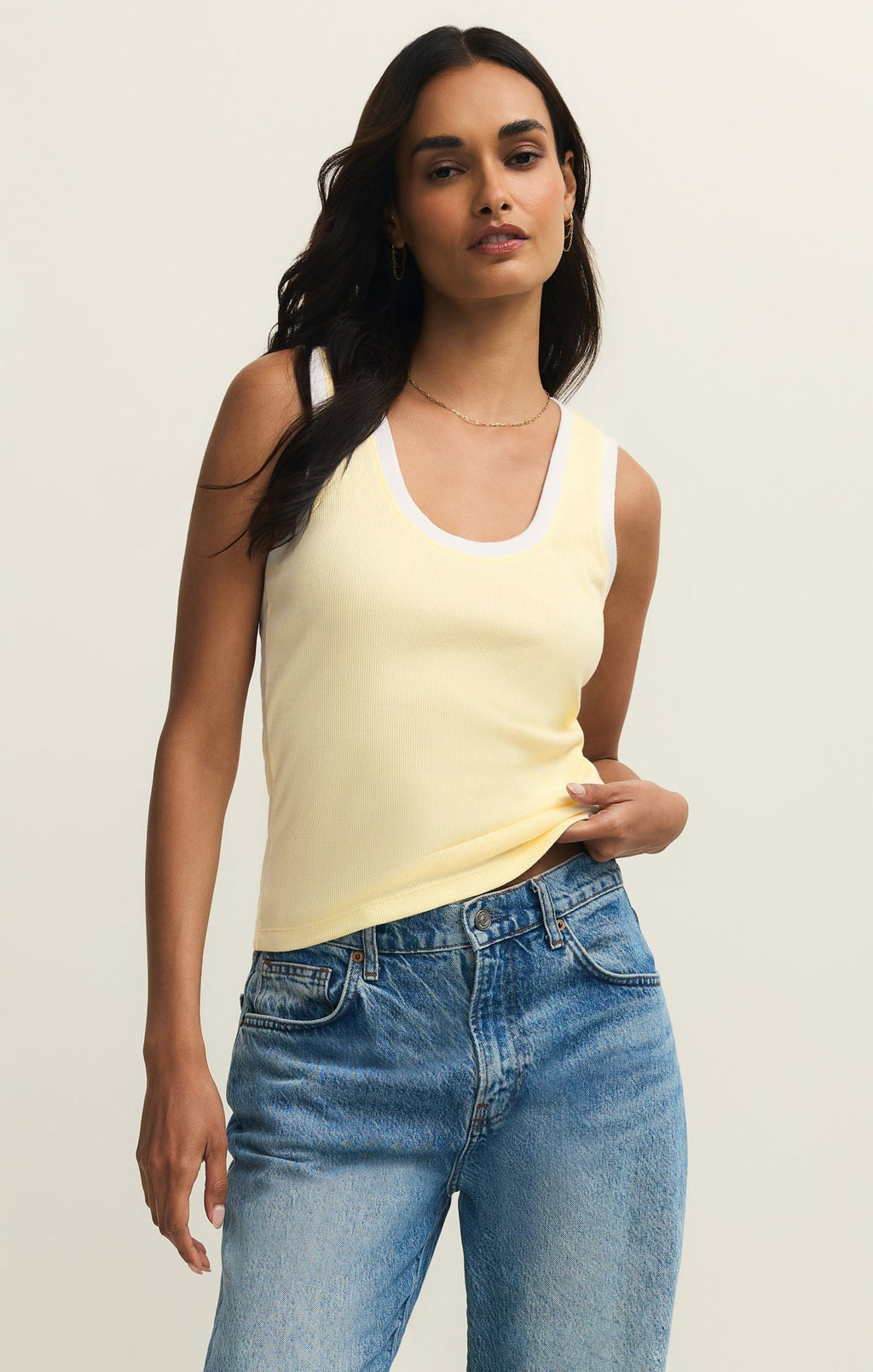 Sirena Contrast Rib Tank