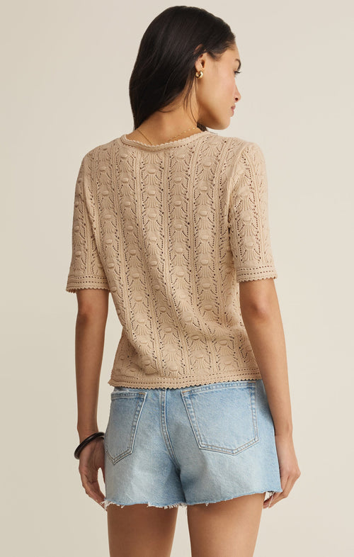 Adria Pointelle Cardigan
