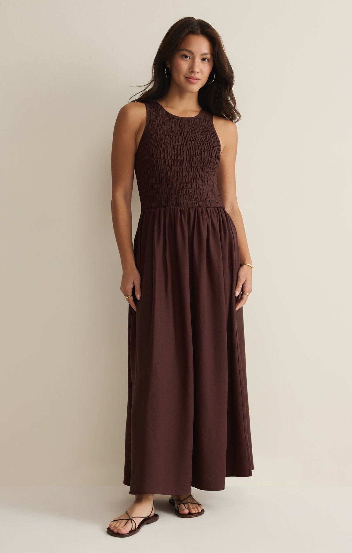 Juniper Linen Maxi Dress