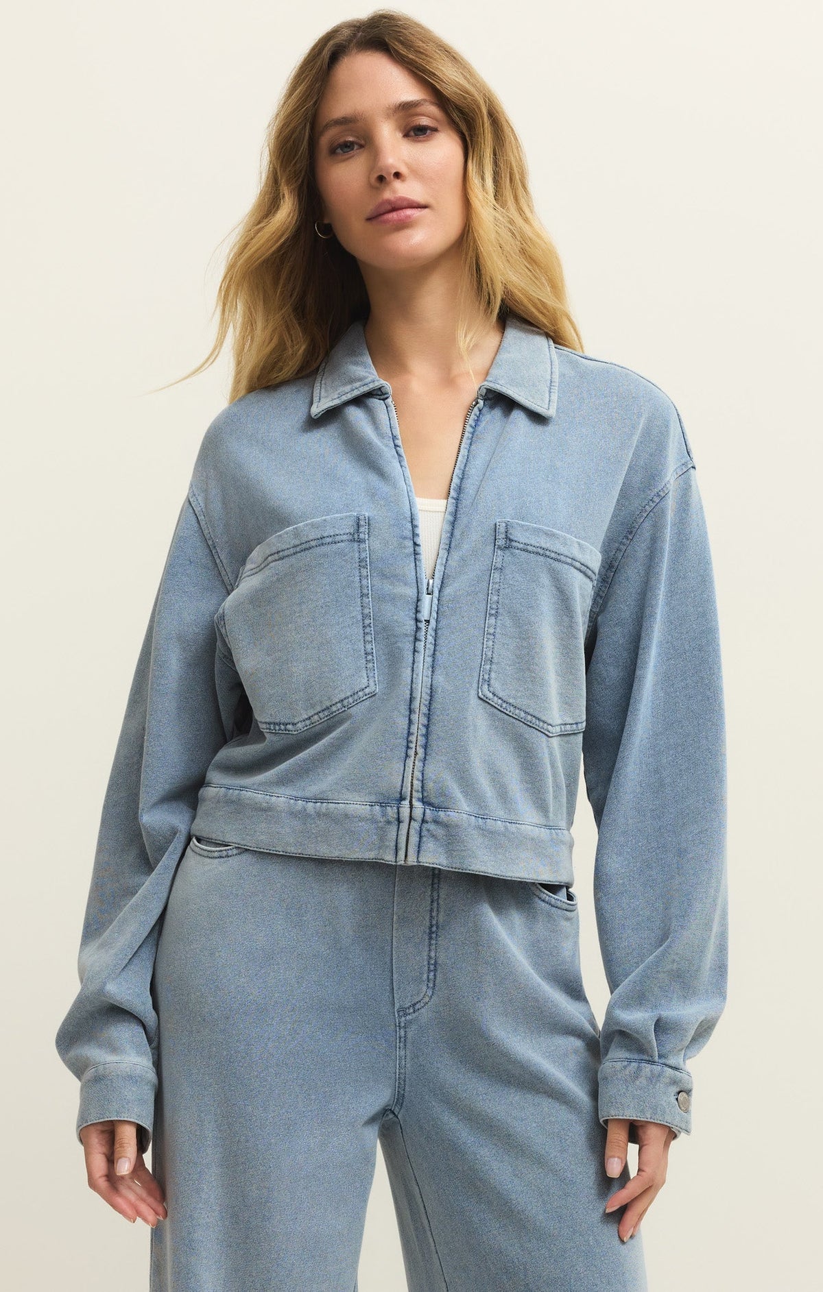 Heritage Knit Denim Jacket