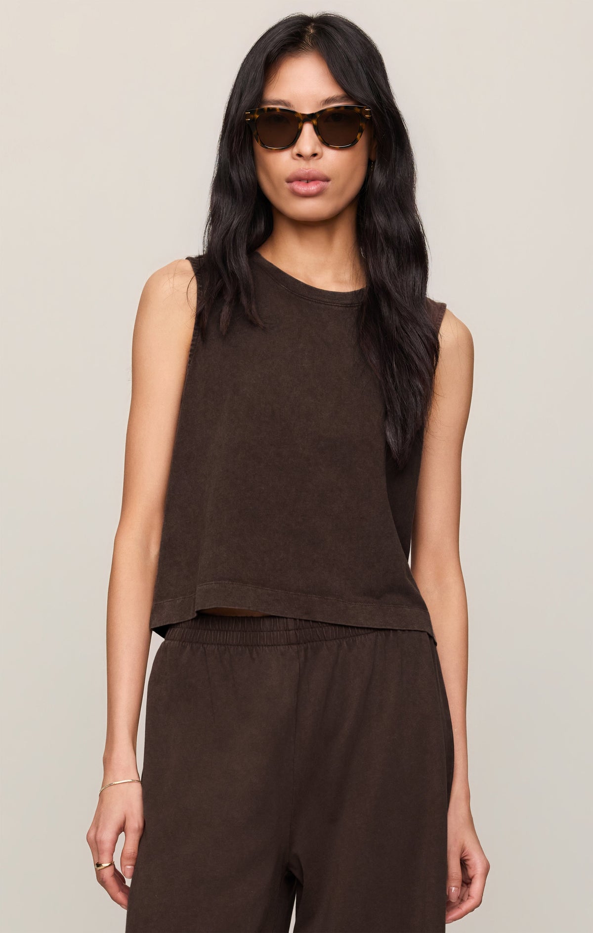 Sloane Cotton Jersey Tank