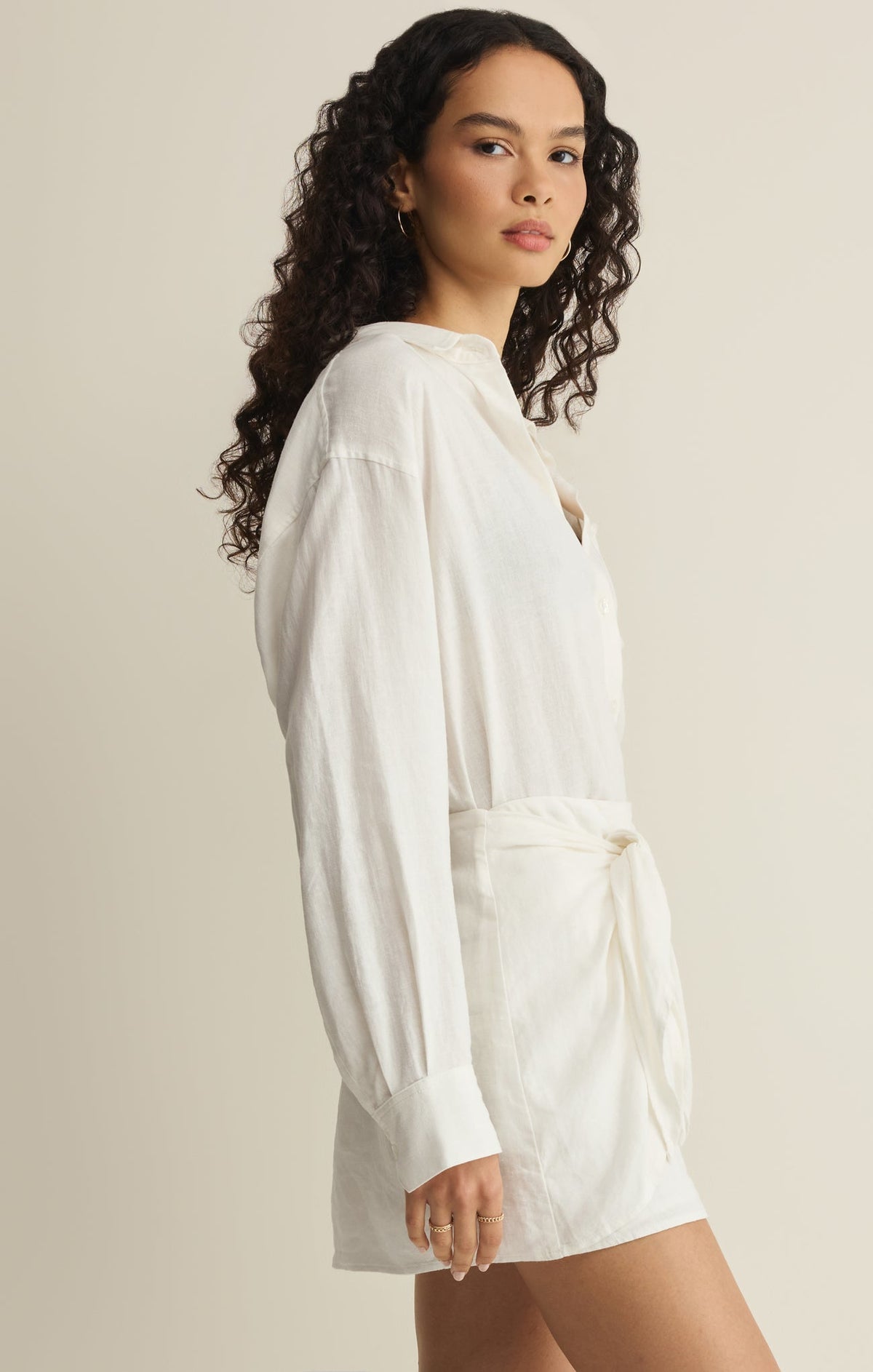 The Signature Linen Top