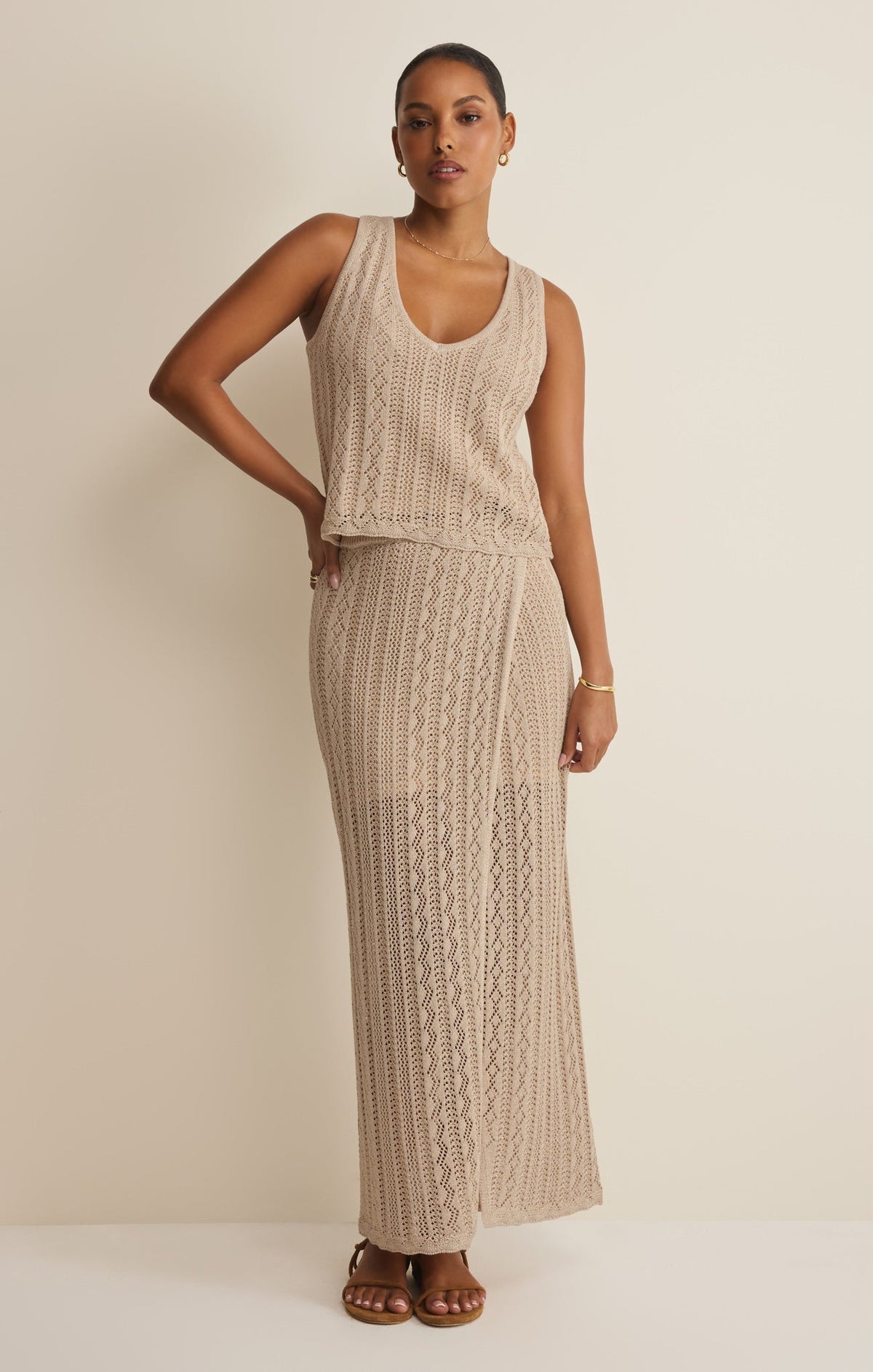 Glimmer Midi Skirt