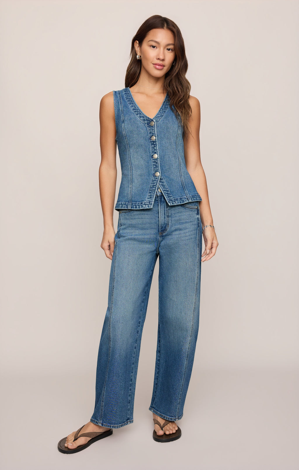 Porto Denim Tank Vest