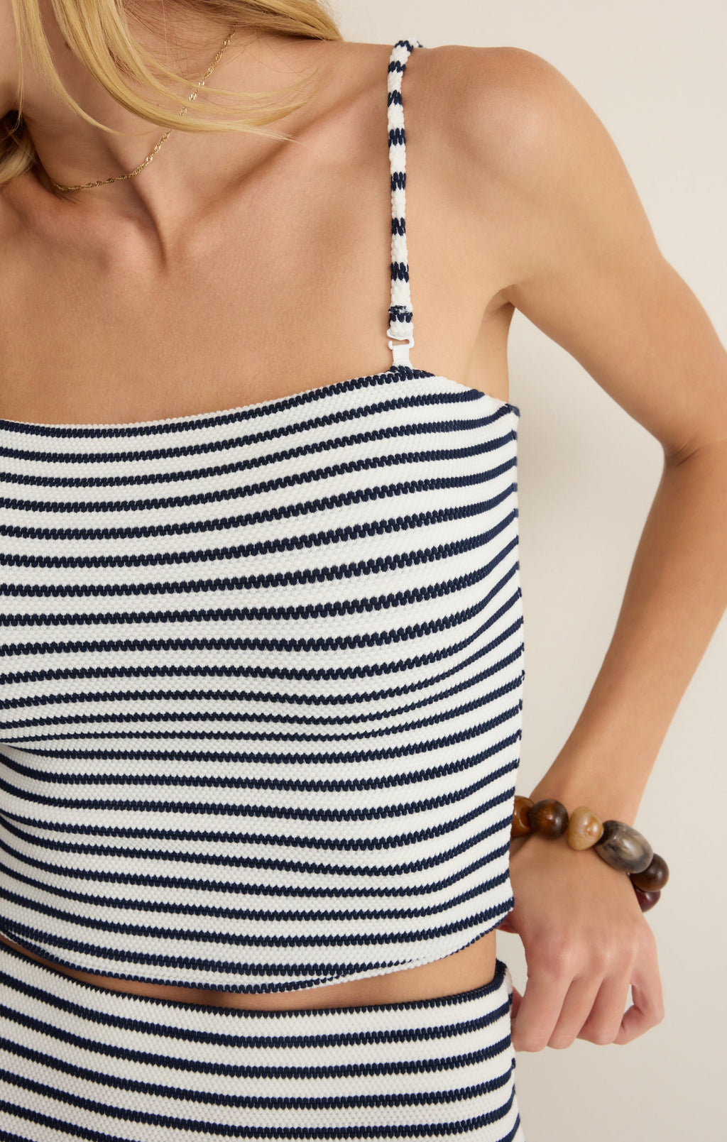 Caffari Stripe Tube Top Tank