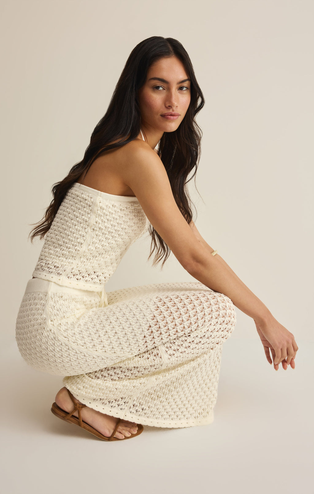 Windswept Crochet Cropped Top