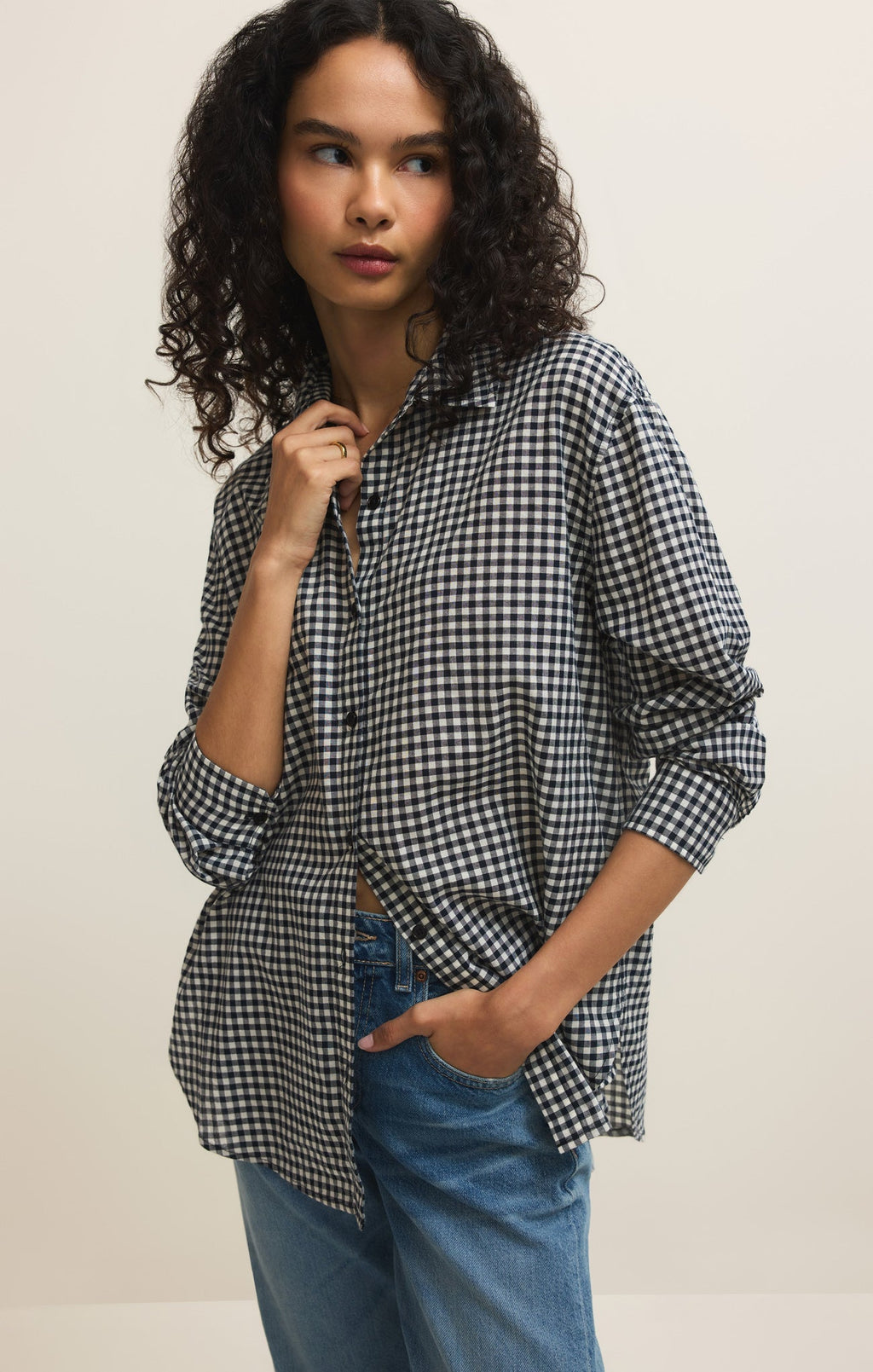 Seaport Gingham Button Up