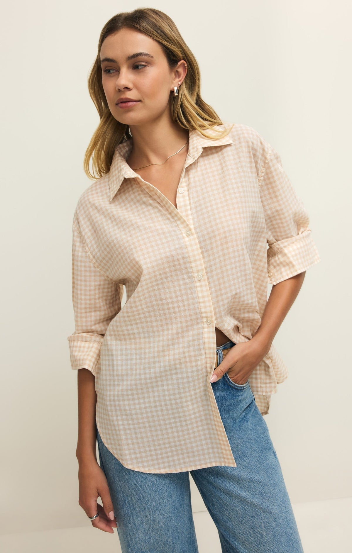 Seaport Gingham Button Up