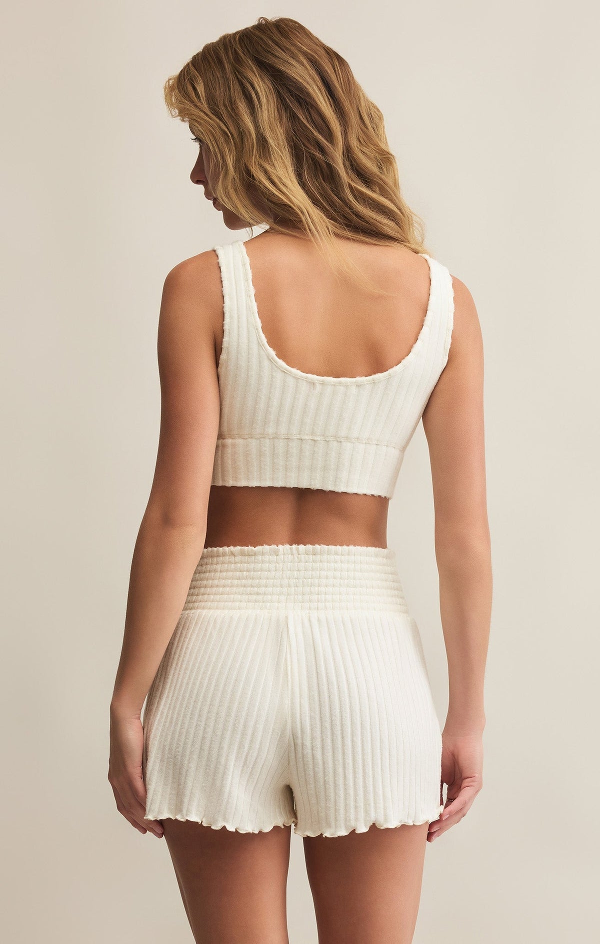 Zoe Silky Rib Tank Bra