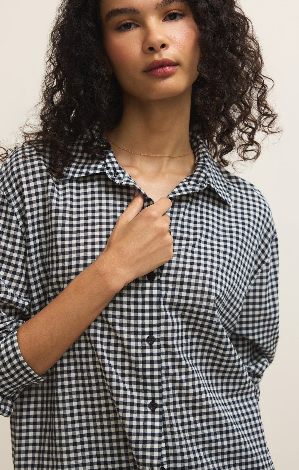 Seaport Gingham Button Up