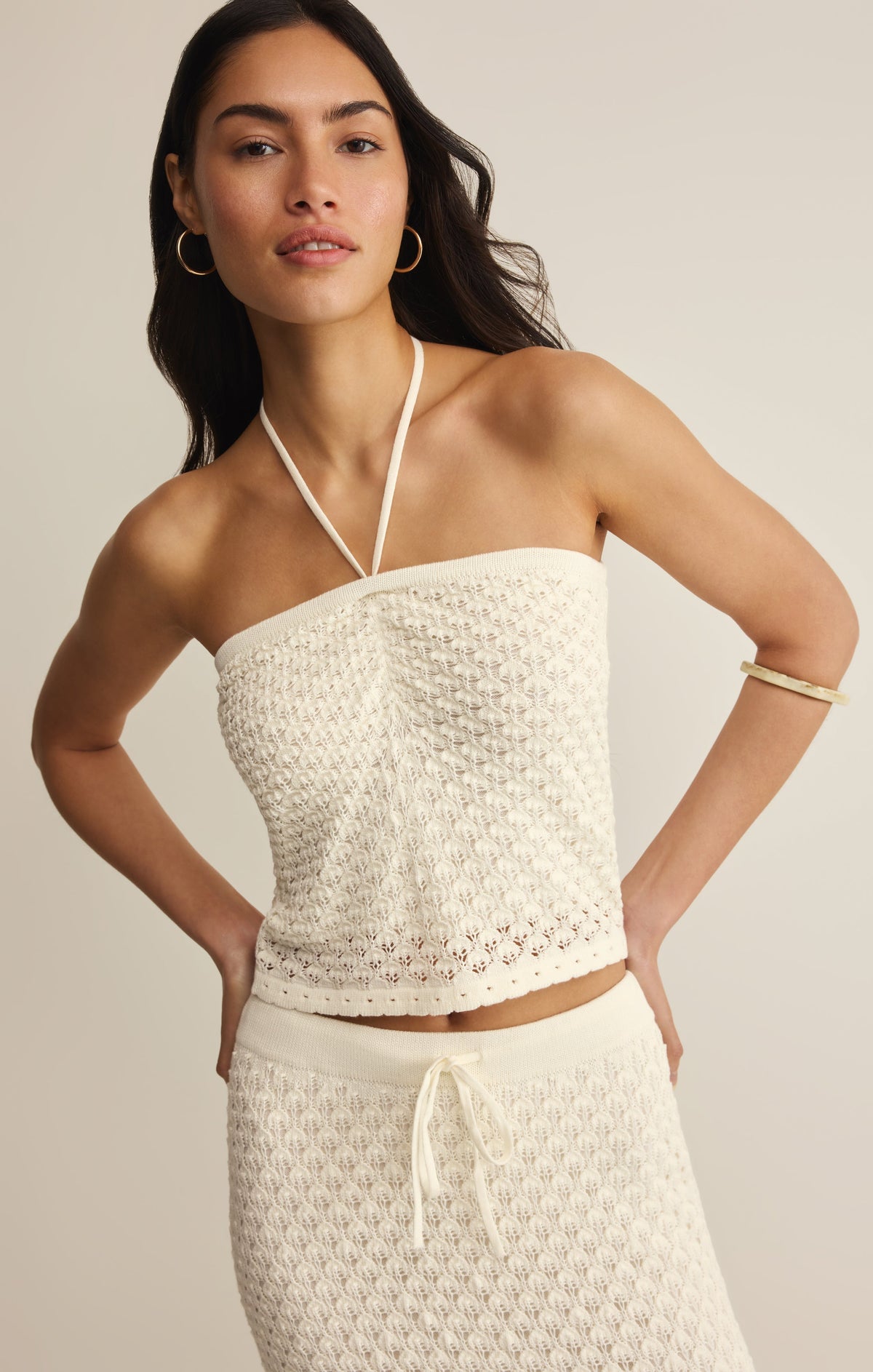 Windswept Crochet Cropped Top