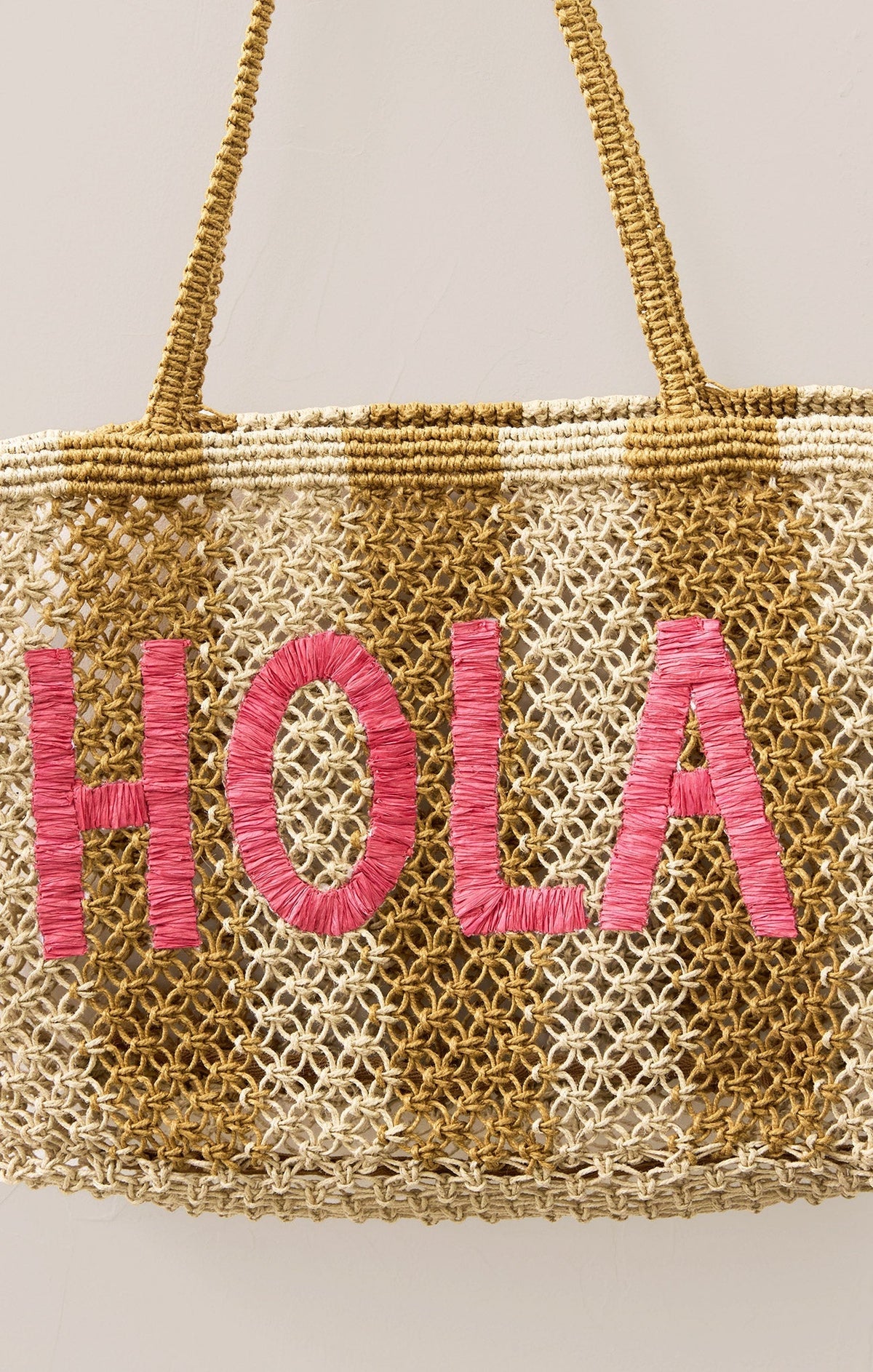 Woven Jute Tote Bag