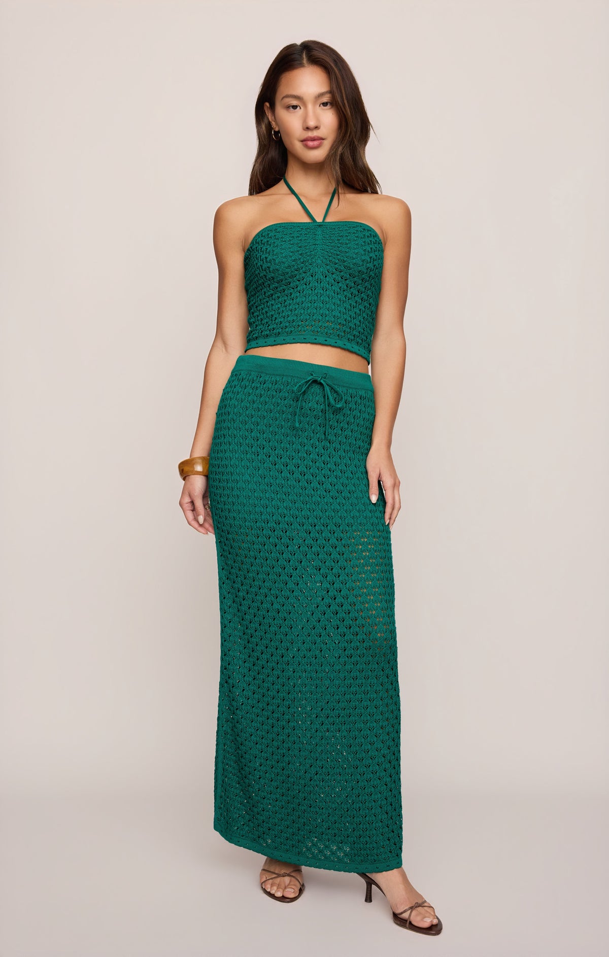 Windswept Crochet Cropped Top