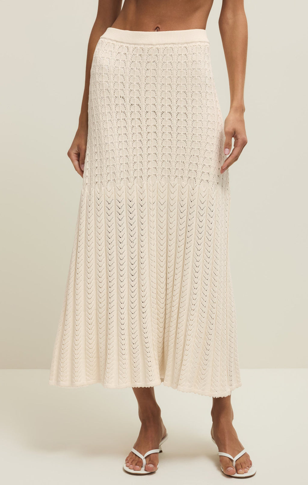Lexa Crochet Sweater Maxi Skirt
