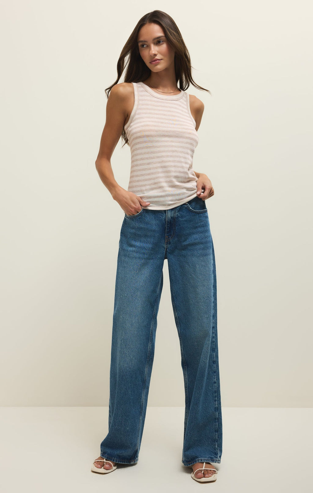 Select Striped Airy Tank
