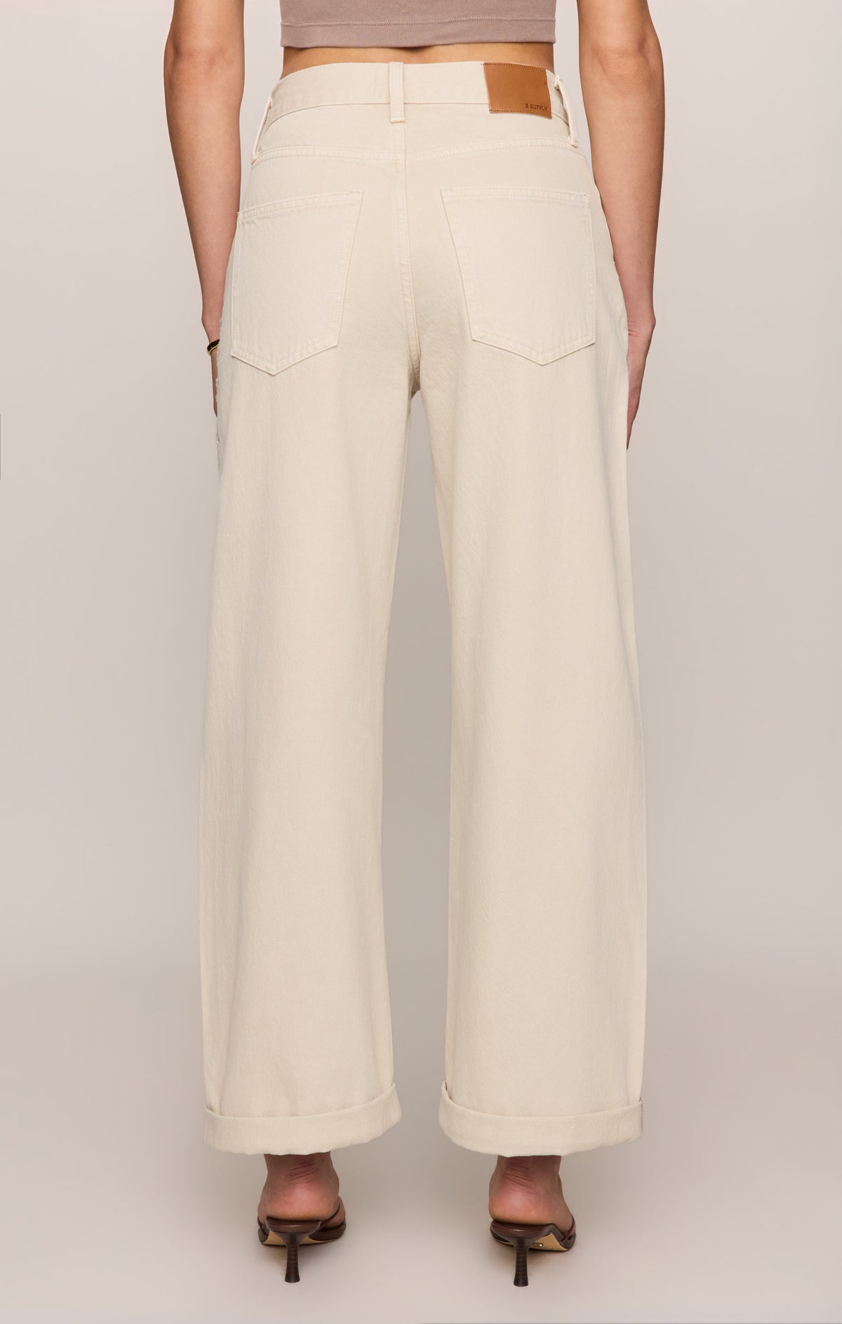The Show Off Denim High Rise Bowed