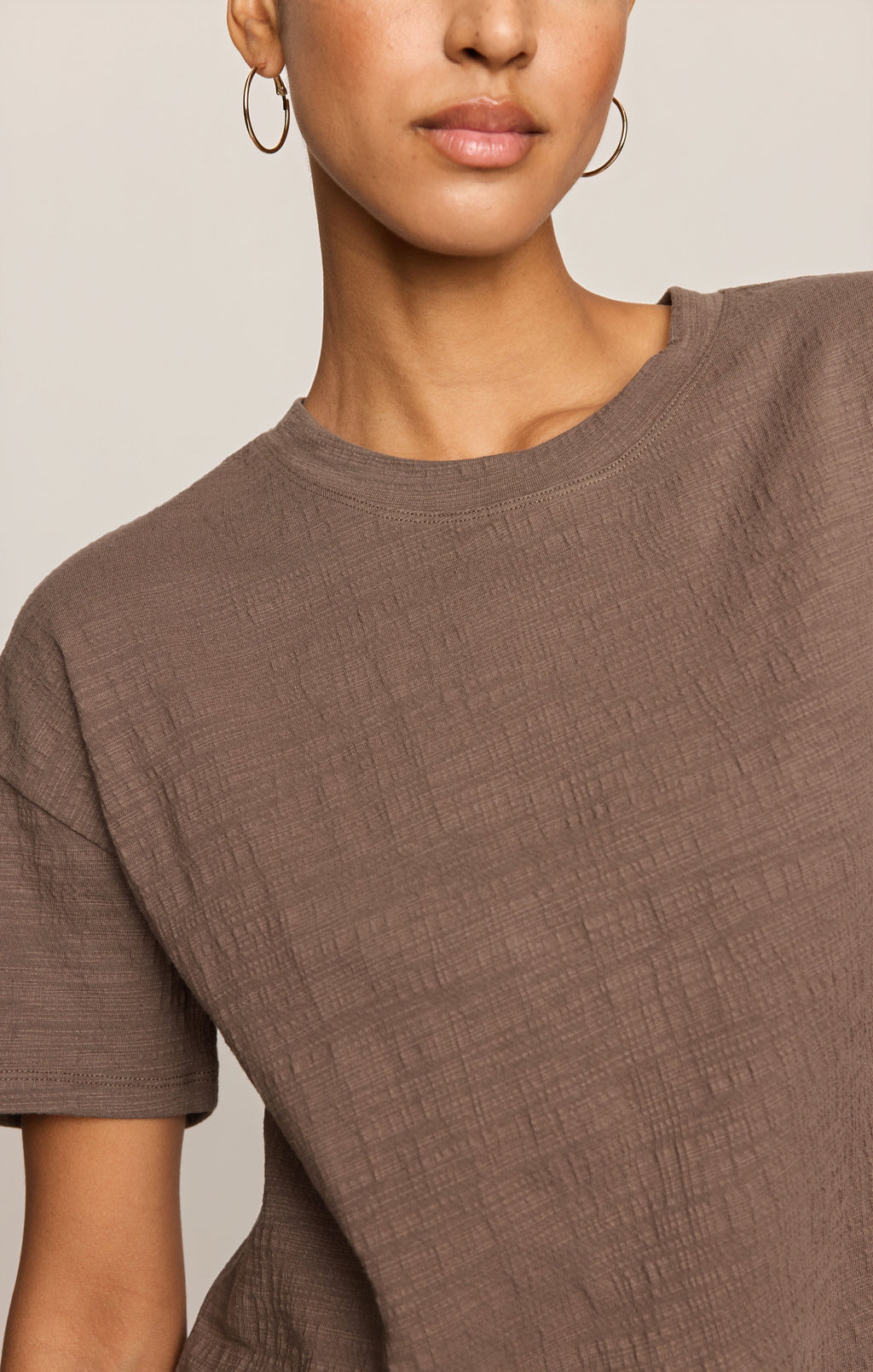 Sway Textured Cropped Tee