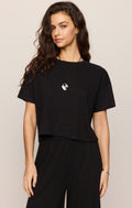 Sway Textured Cropped Tee