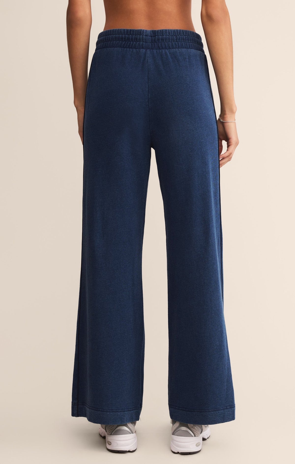 Sport Stripe Knit Denim Pant