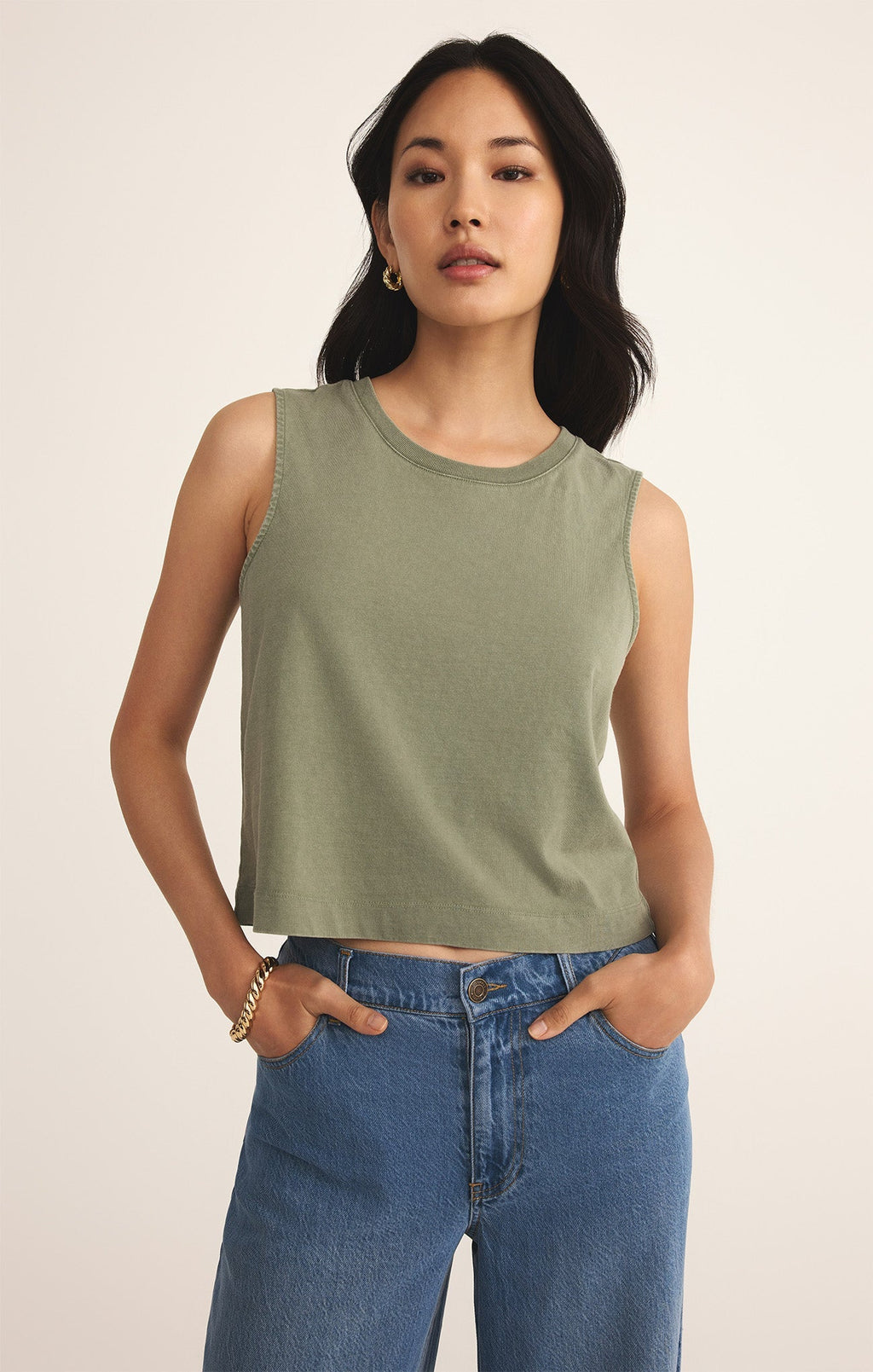 Sloane Cotton Jersey Tank