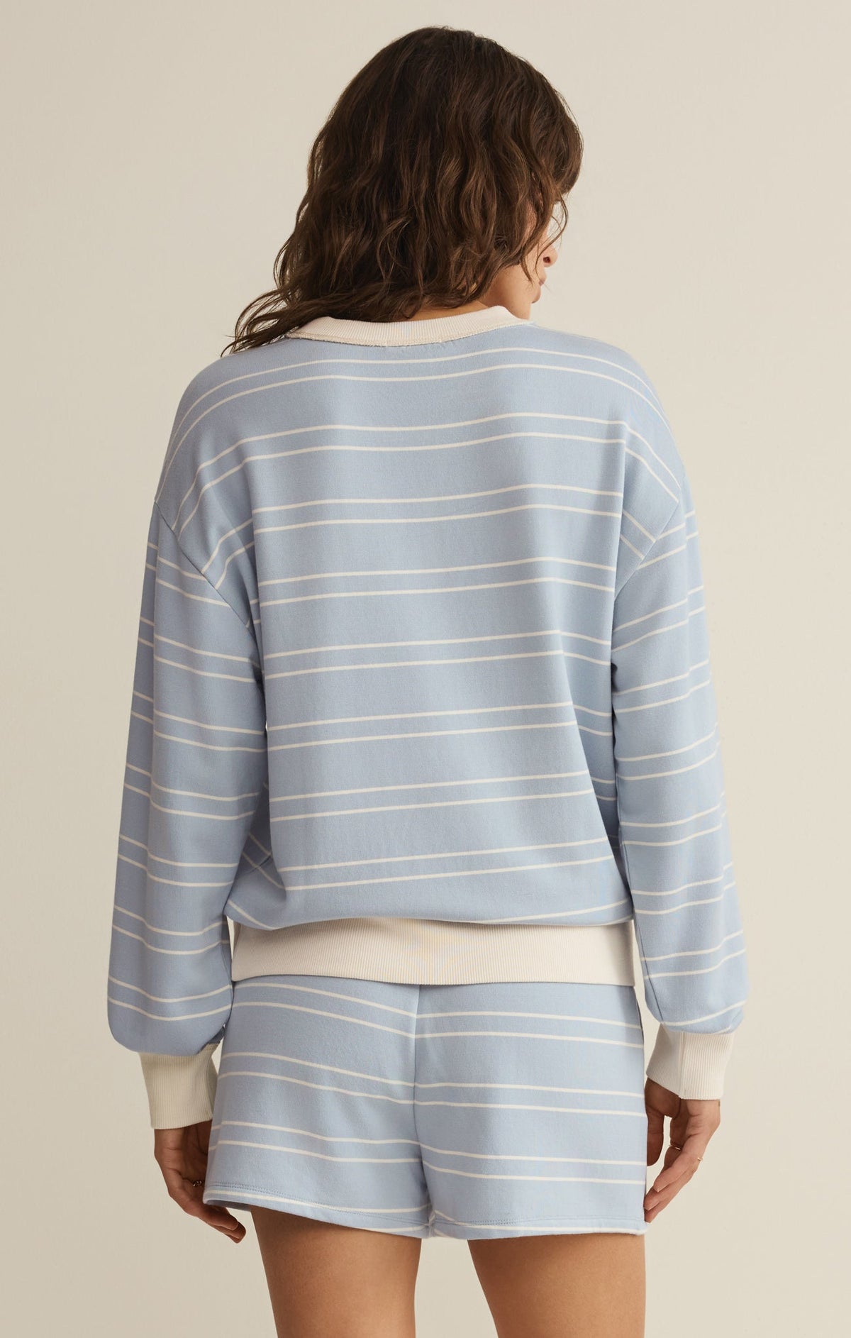 Stand Out Striped Modal Sweatshirt