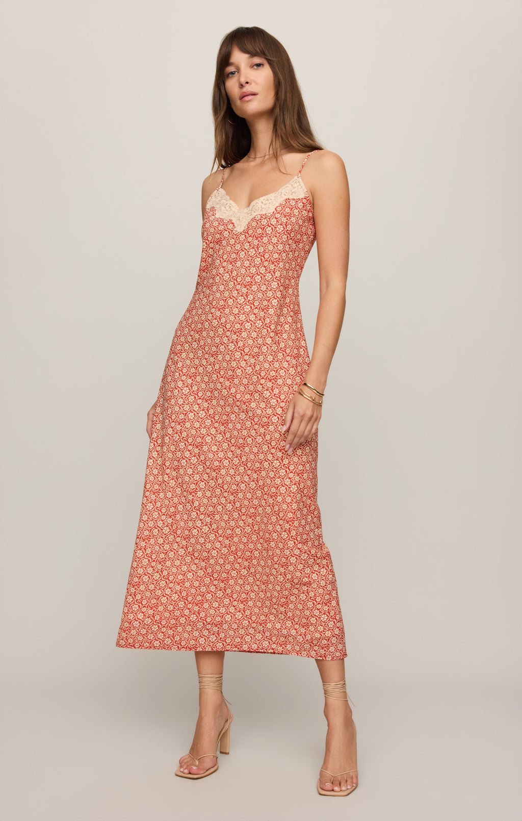 Emela Iris Floral Midi Dress
