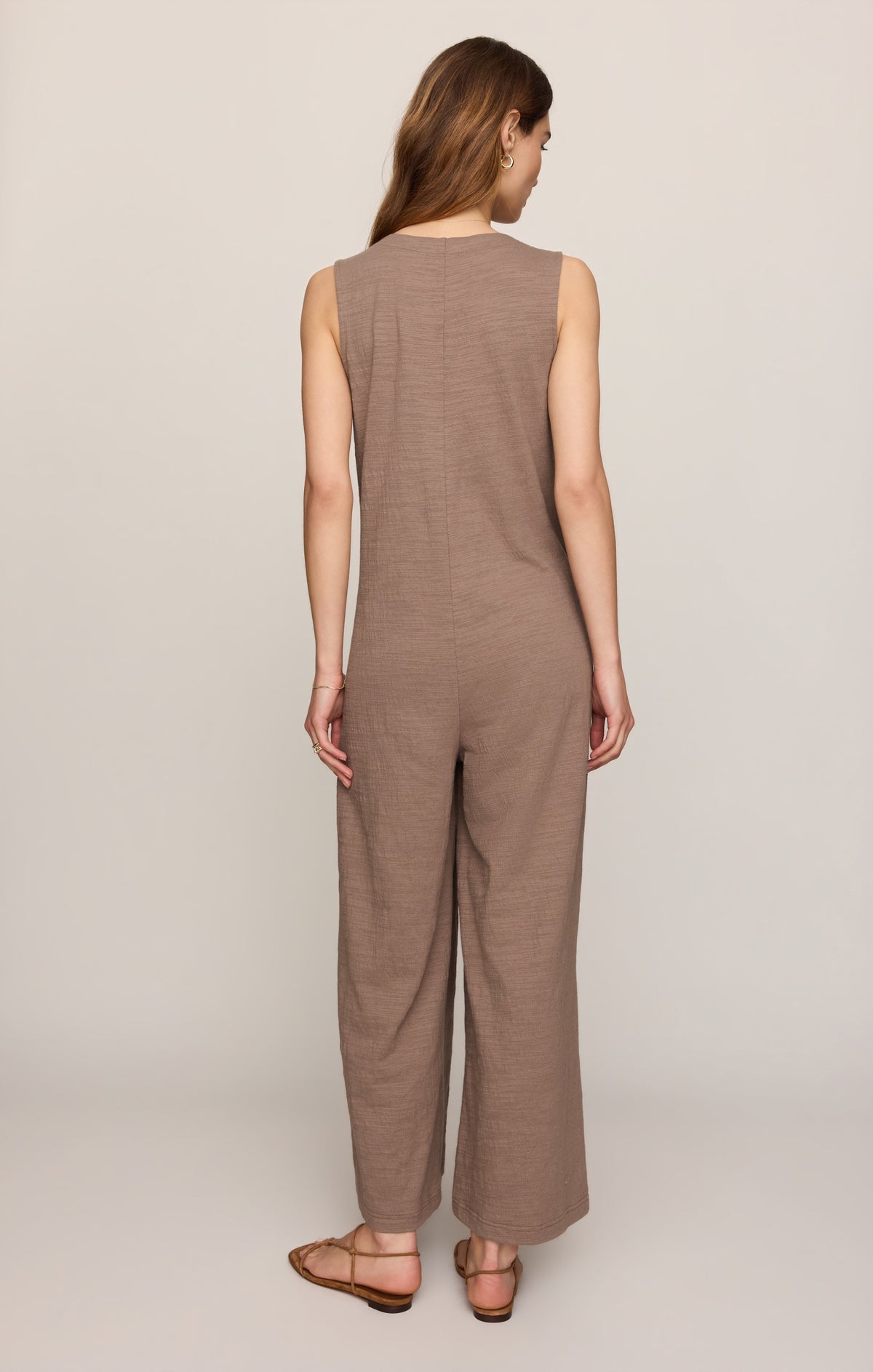 Solace Textured Slub Jumpsuit