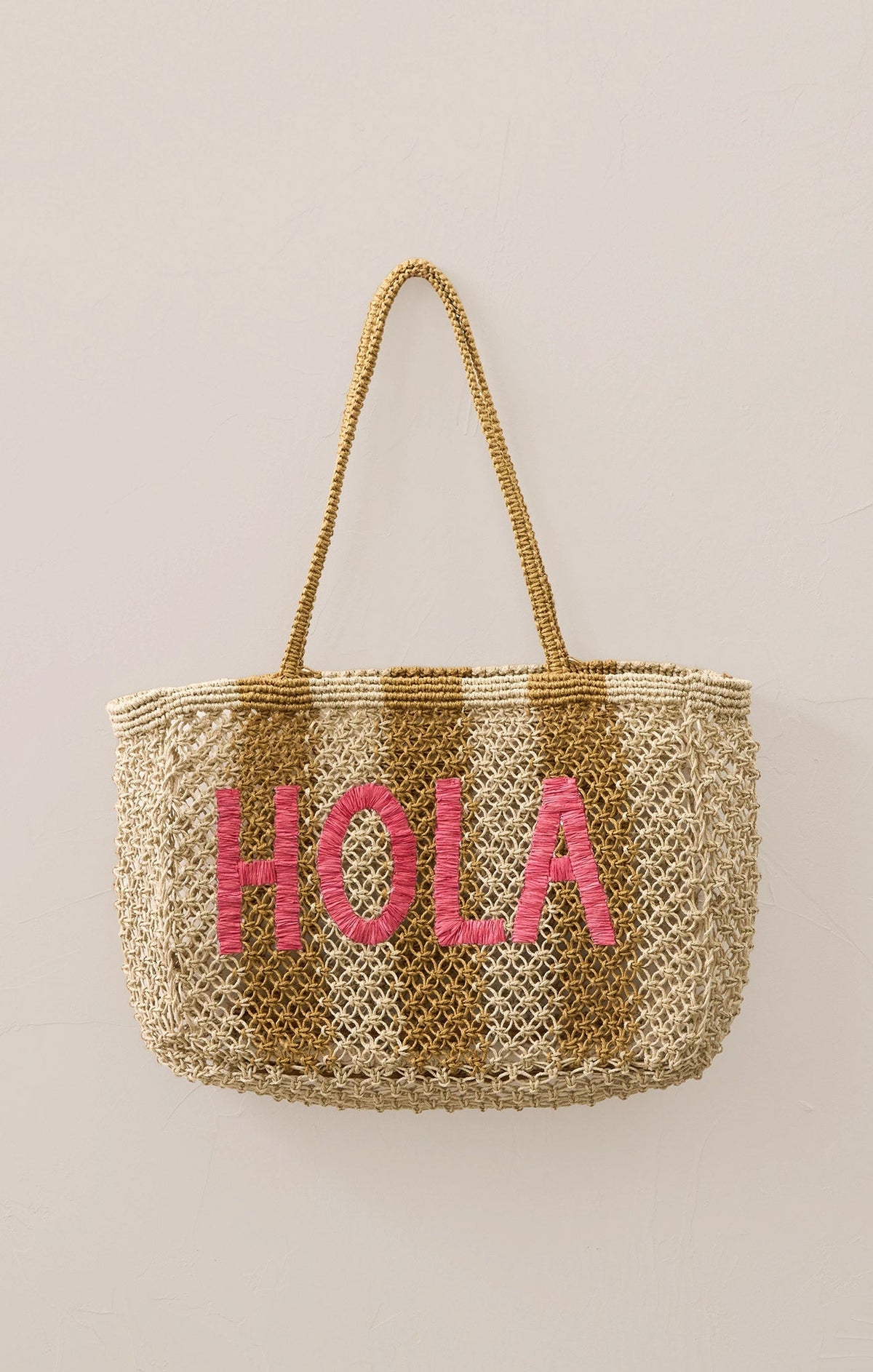 Woven Jute Tote Bag