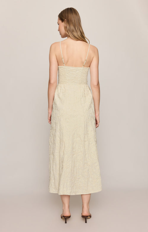 Angel Eyes Embroidered Maxi Dress