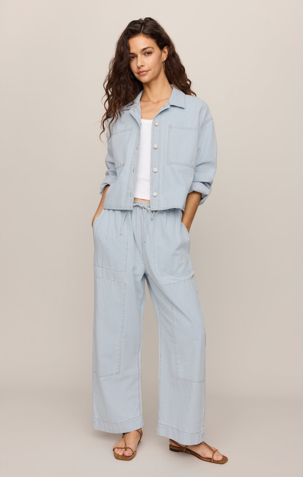 Erin Soft Denim Railroad Jacket