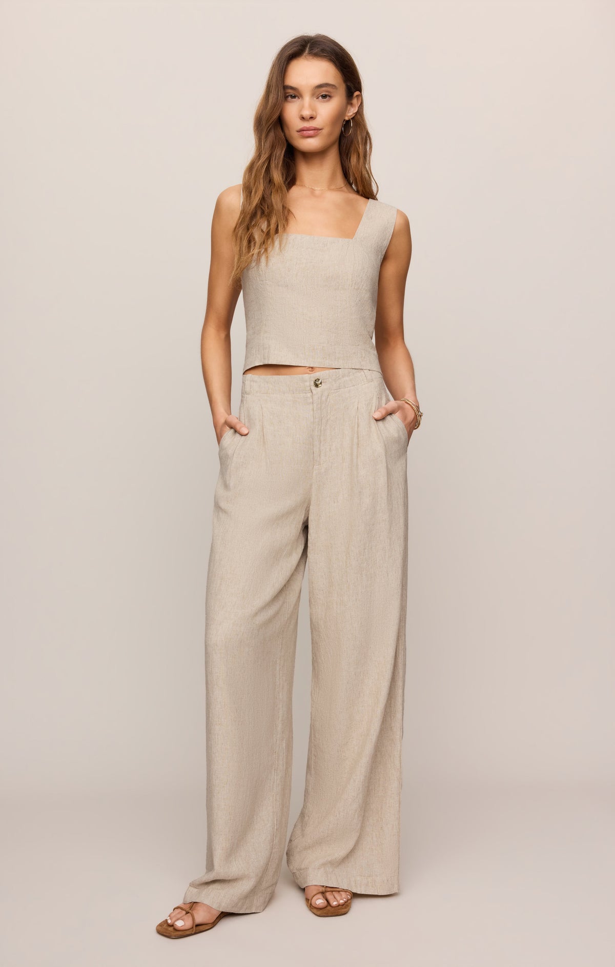 Magnolia Linen Top