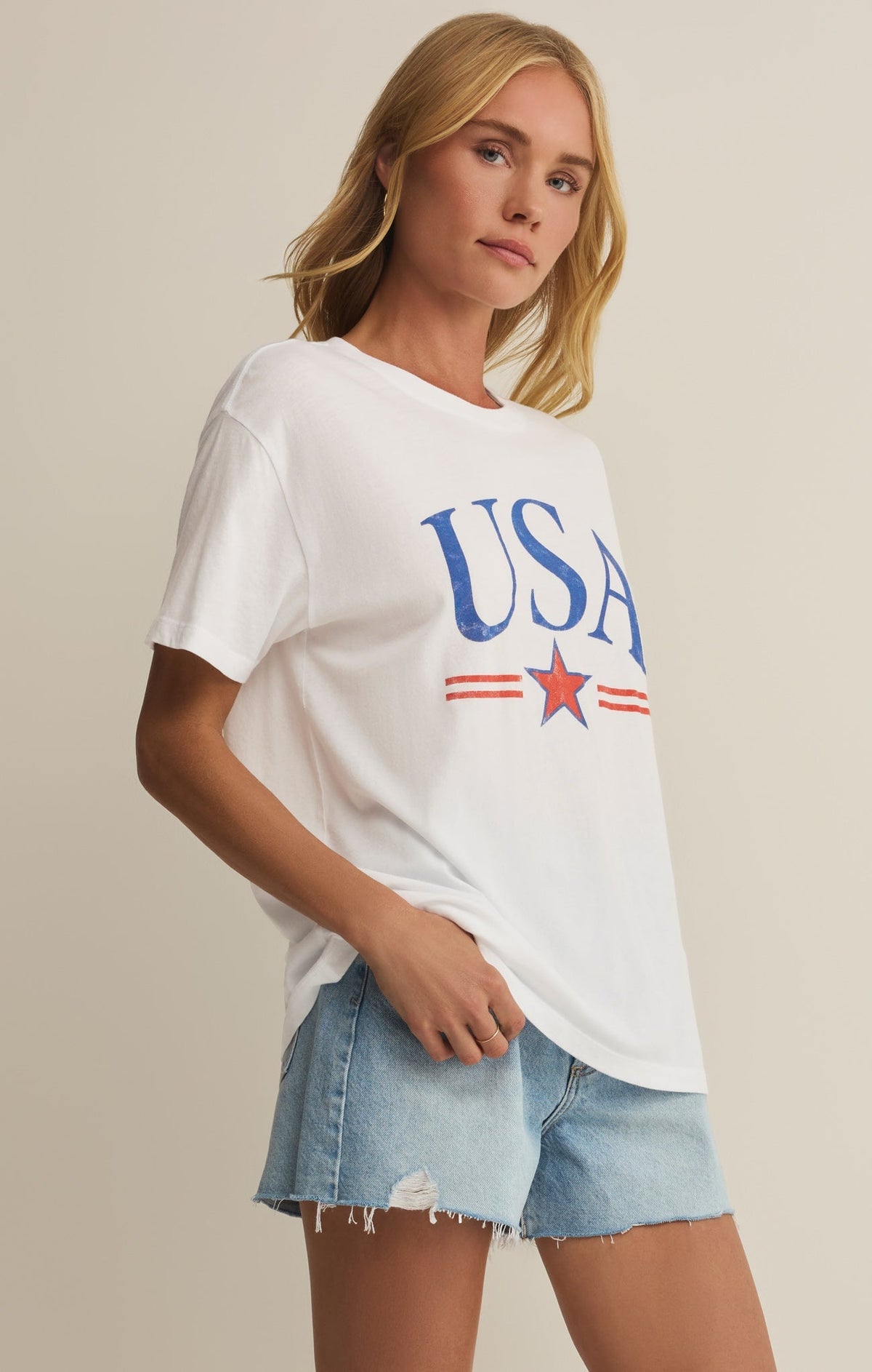 USA Star Boyfriend Tee