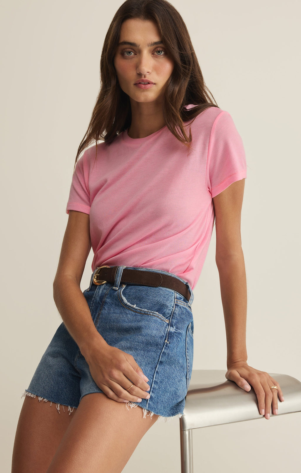 Tourist Airy Knit Jersey Tee